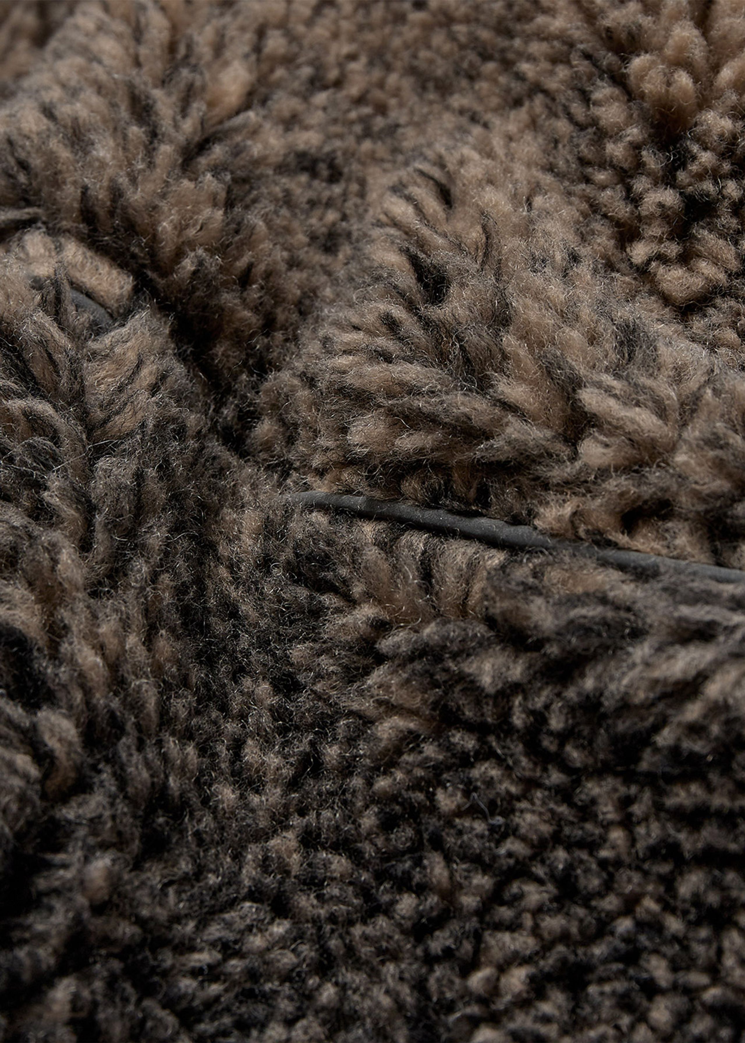 H2OFagerholt - Jas - Piana Pile Jacket - Creamy Grey/Black