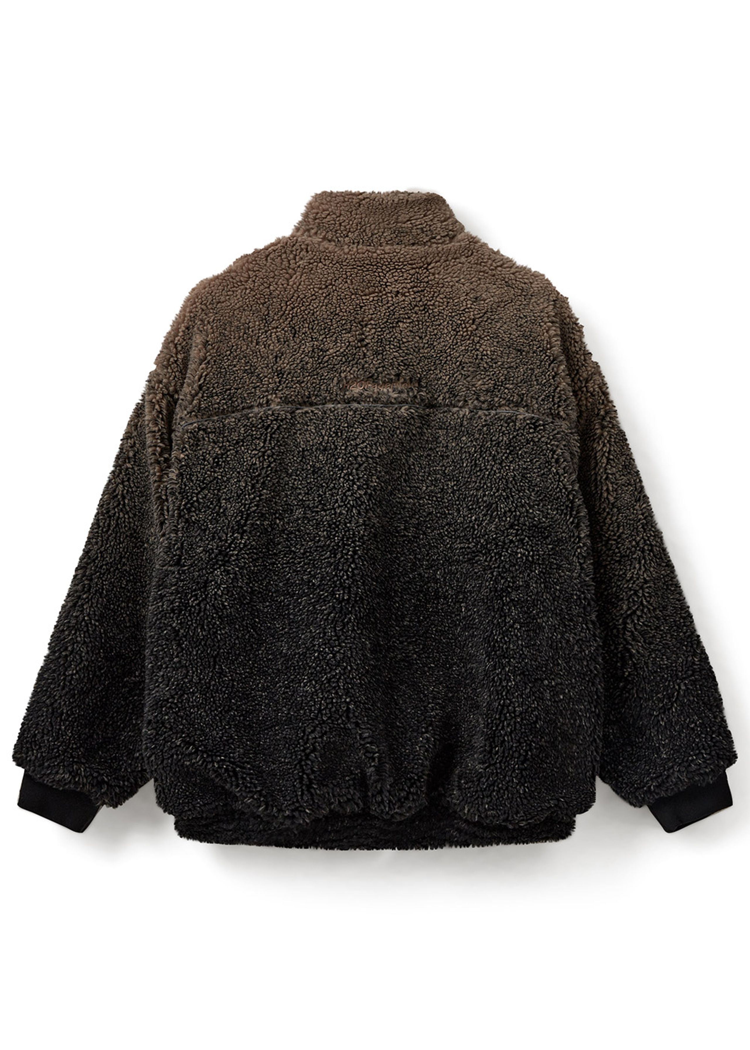 H2OFagerholt - Jas - Piana Pile Jacket - Creamy Grey/Black