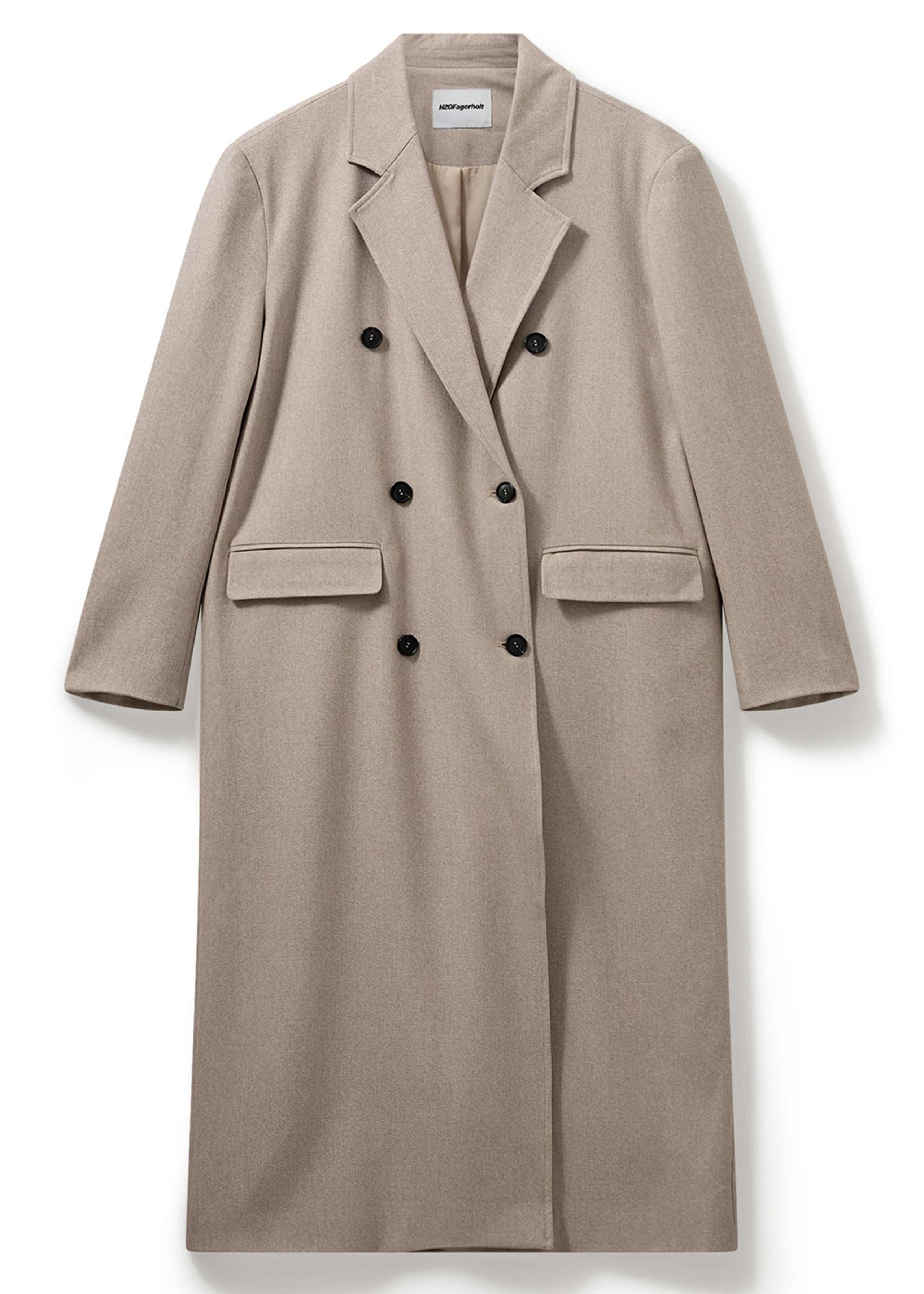 H2OFagerholt - Jacke - The Long Blazer - Creamy Grey