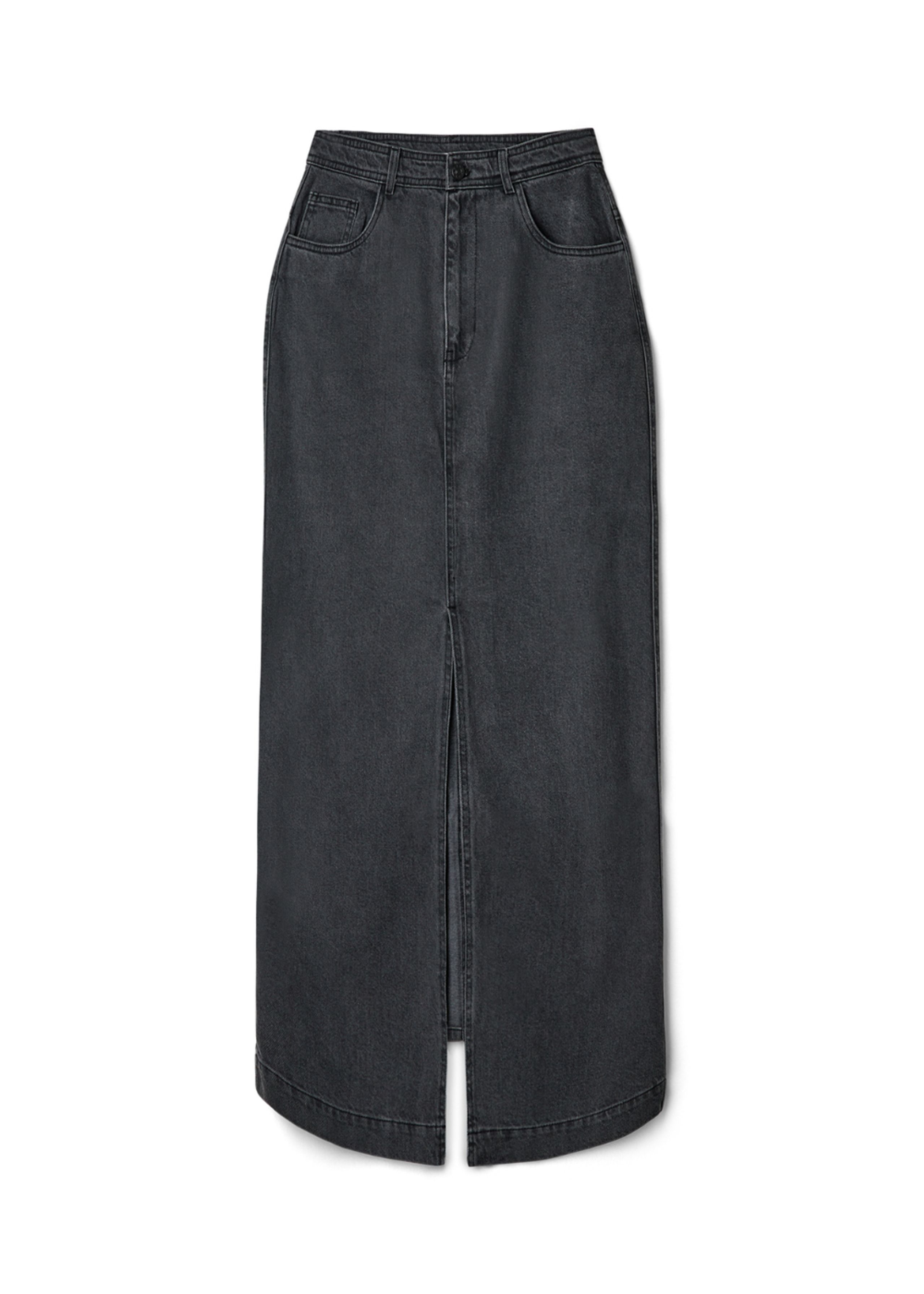 H2OFagerholt - Nederdel - Classic Jeans Skirt - Washed Black