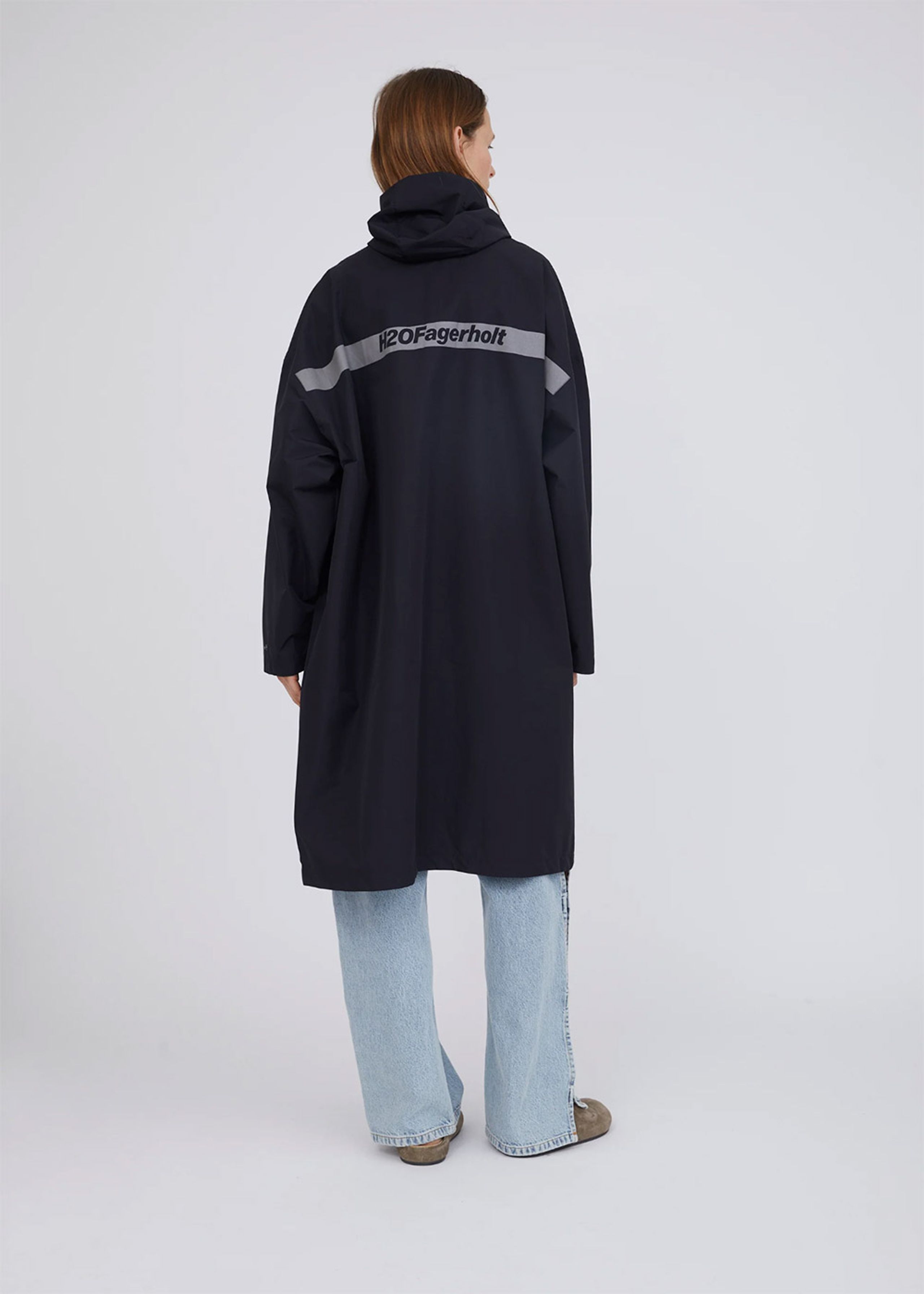 H2OFagerholt - Płaszcz przeciwdeszczowy - Squirrel Rain Coat - Black