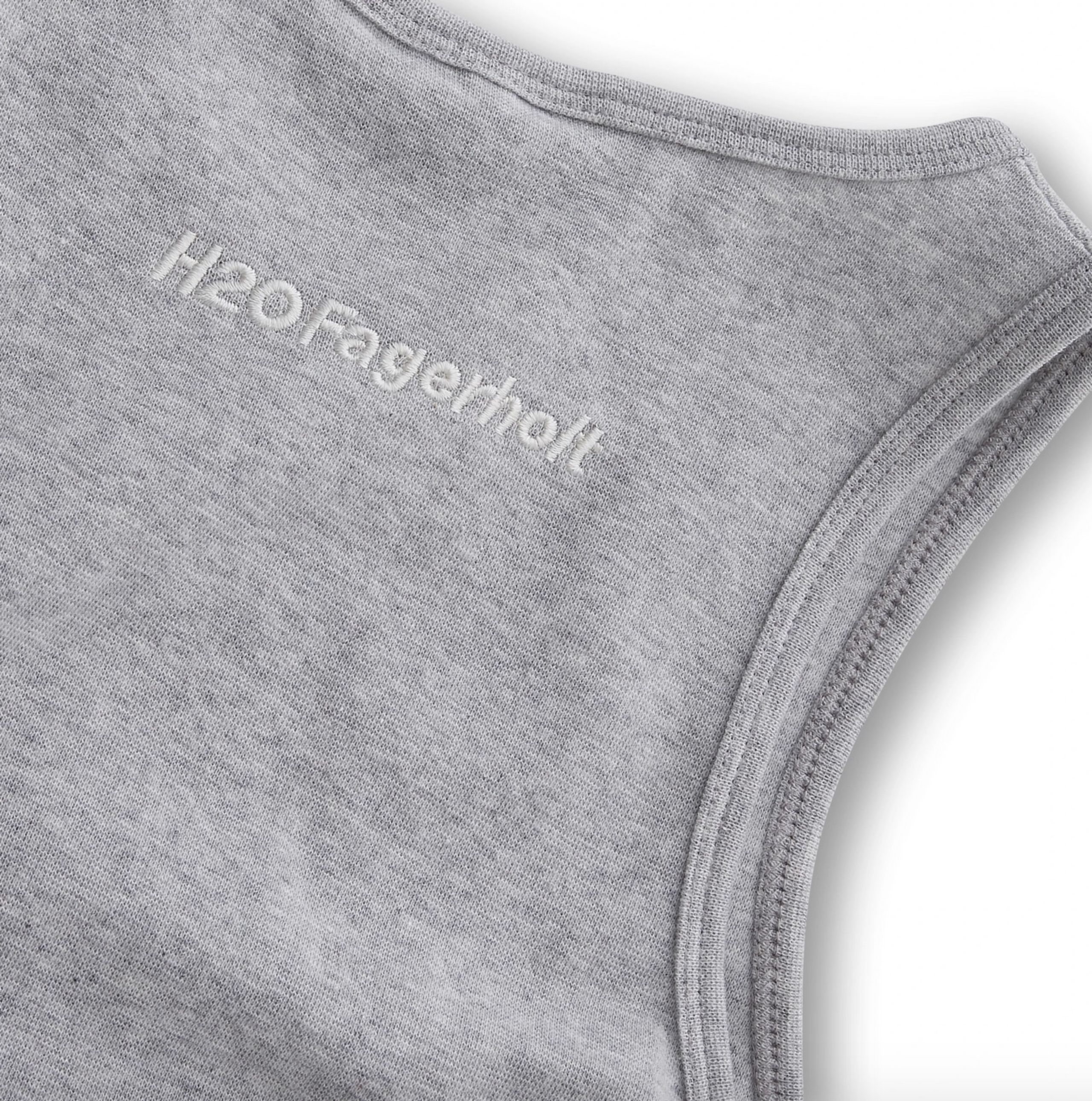 H2OFagerholt - Shorts - Gang Tank Top - Light Grey Melange