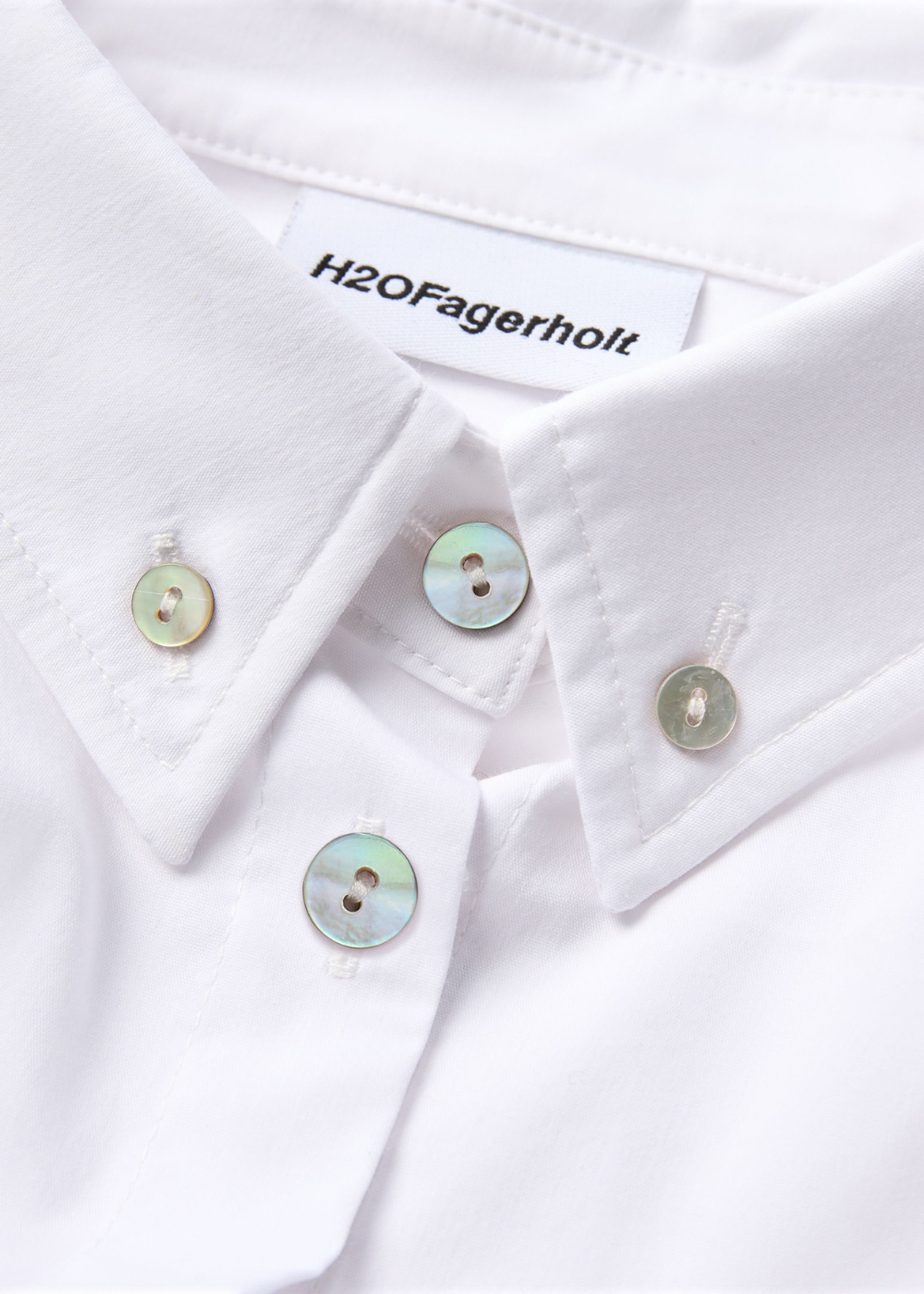 H2OFagerholt - Skjorte - Box Shirt - White