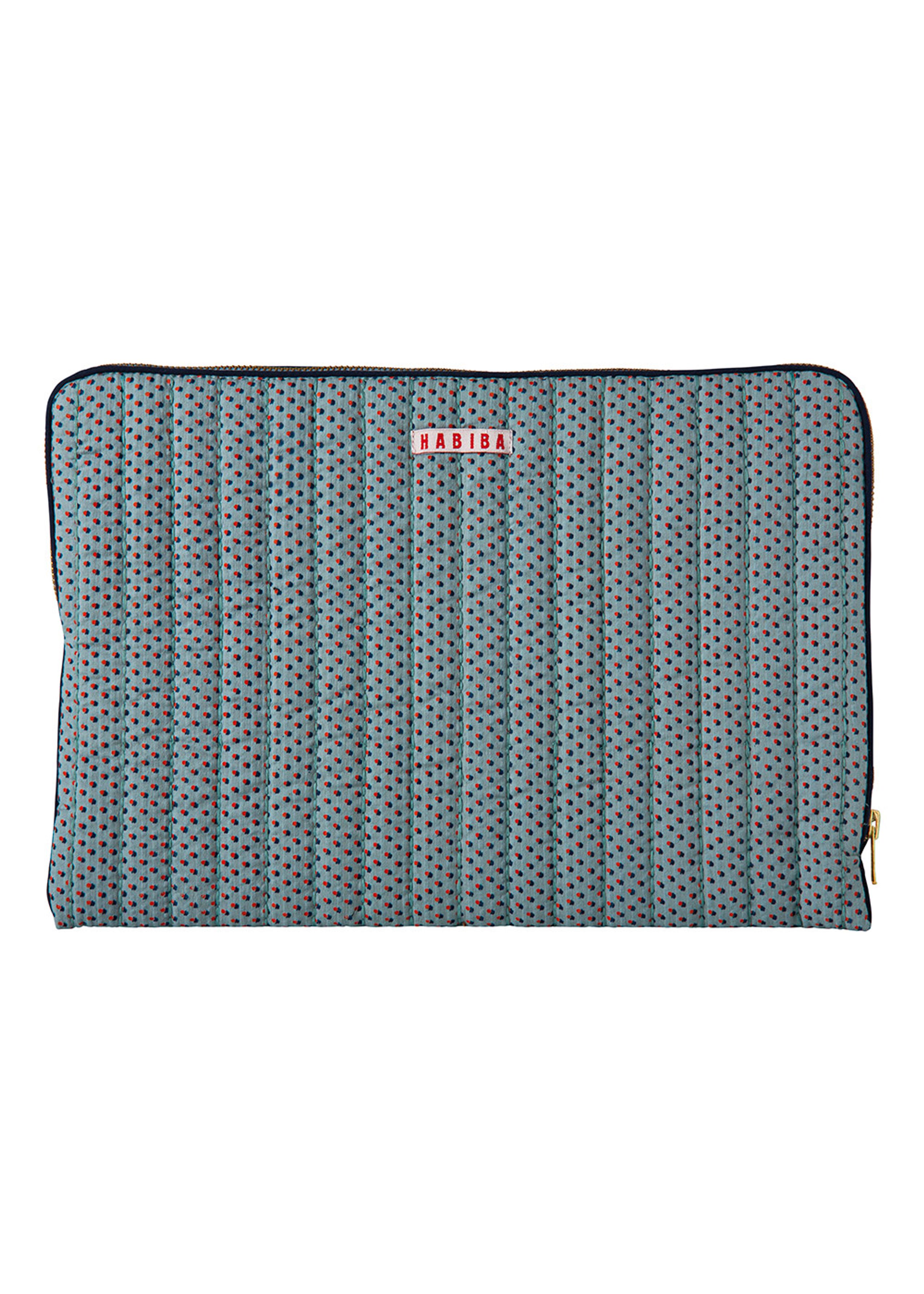 HABIBA - Computer Sleeve - Habiba - Computer Sleeve - Dotty - Pastel Blue