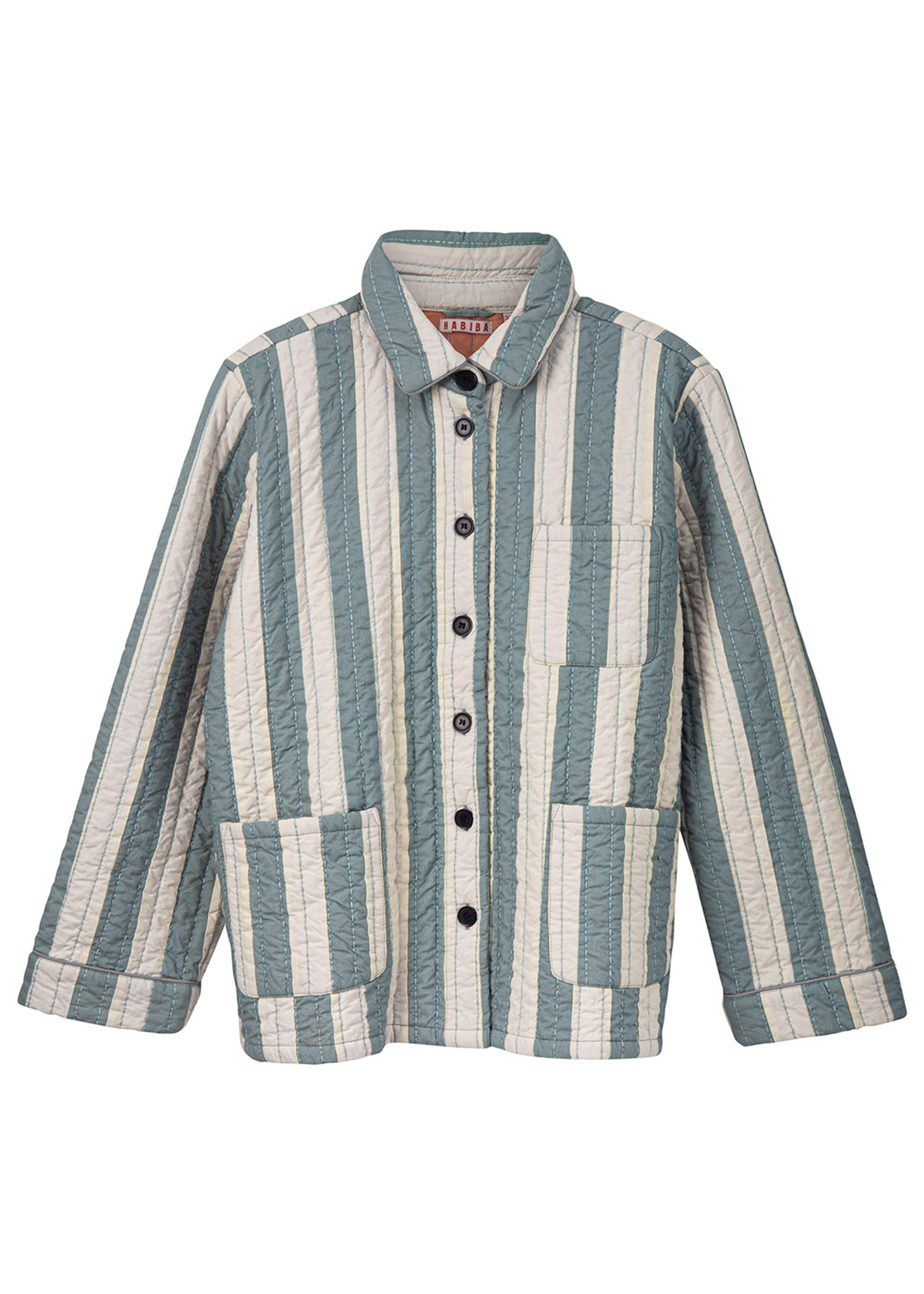 HABIBA - Casaco - Mumu Quilted Jacket - Pastel Blue