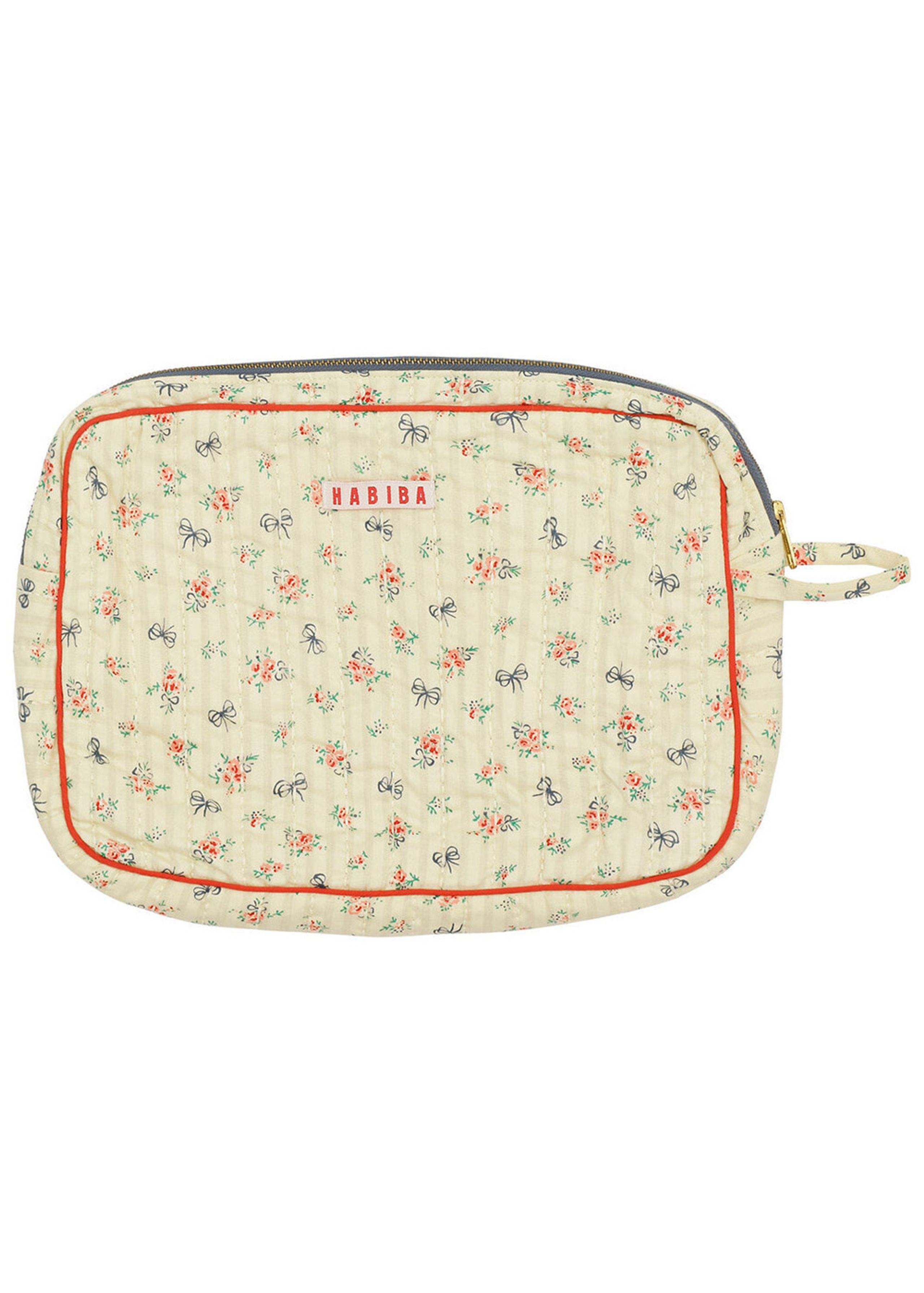 HABIBA - WC-laukku - Little Bow Toiletry Bag - Vanilla