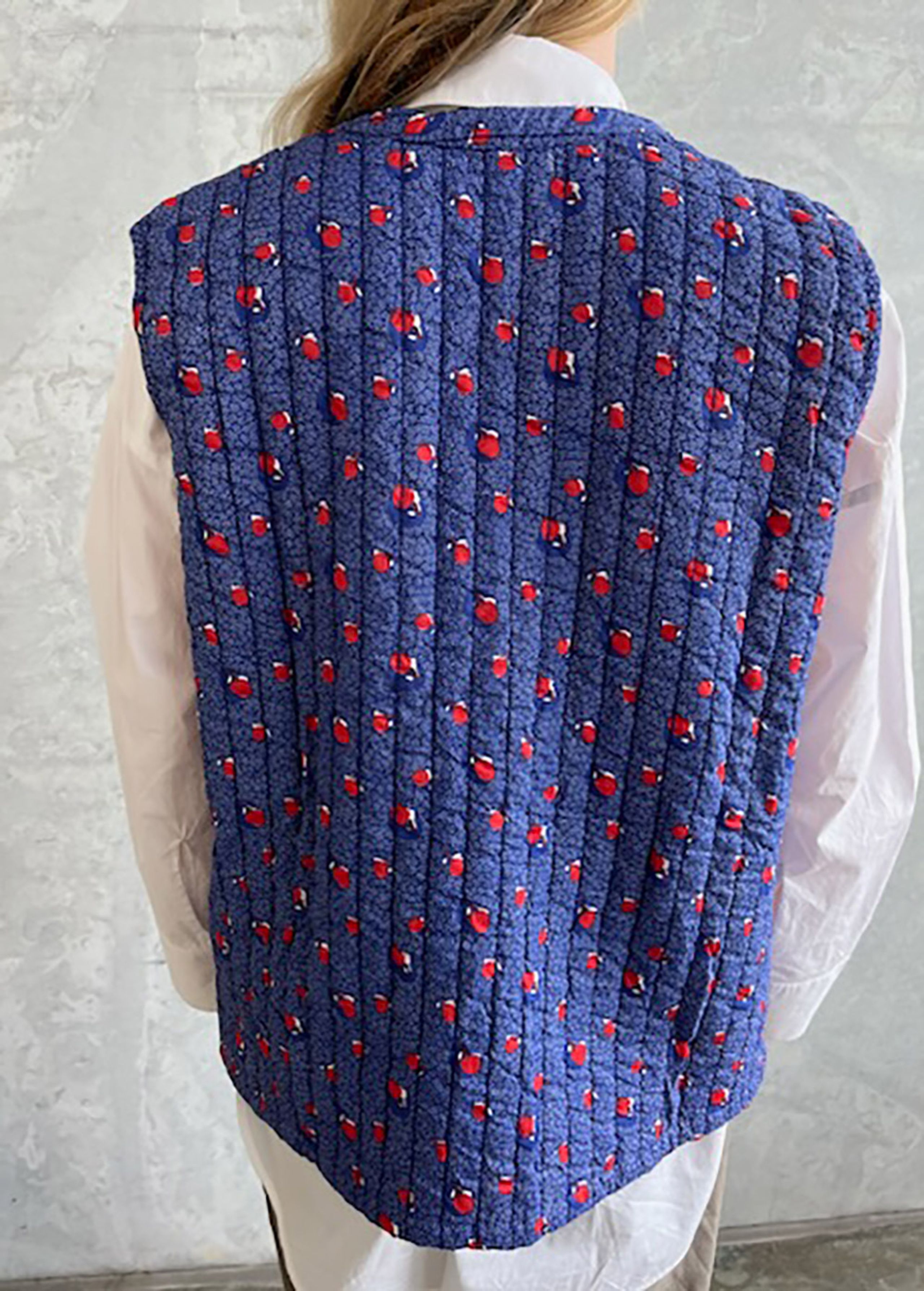HABIBA - Weste - Sakura Quilted Waistcoat - Japan Blue