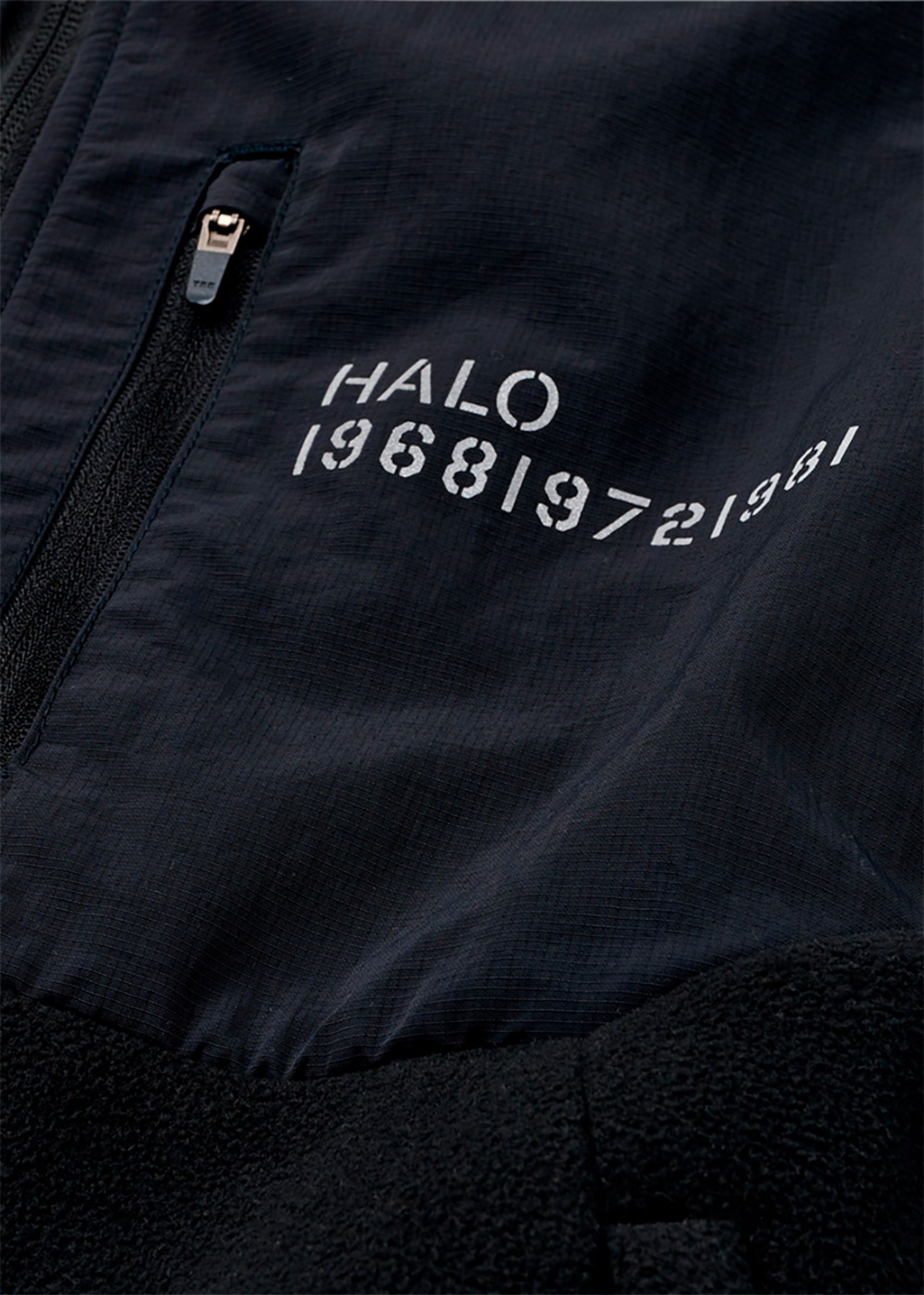 HALO - Jacket - Blocked Zip Fleece - Black