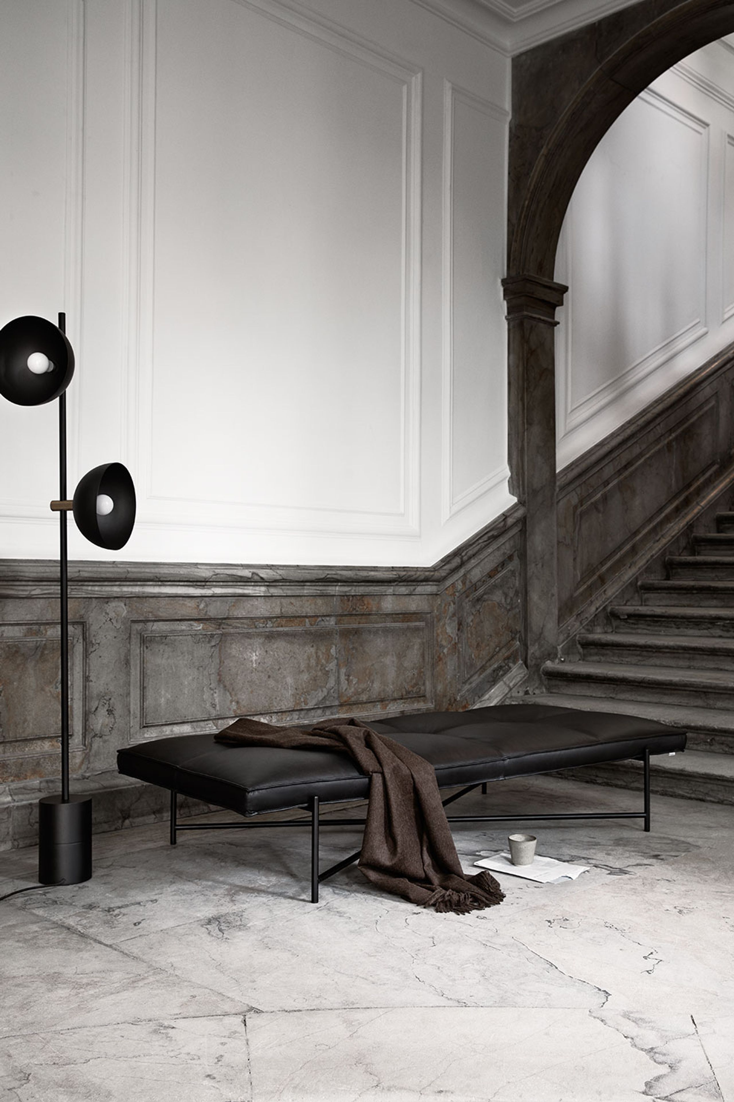 Handvärk - Daybed - Daybed by Emil Thorup - Black / Black Leather