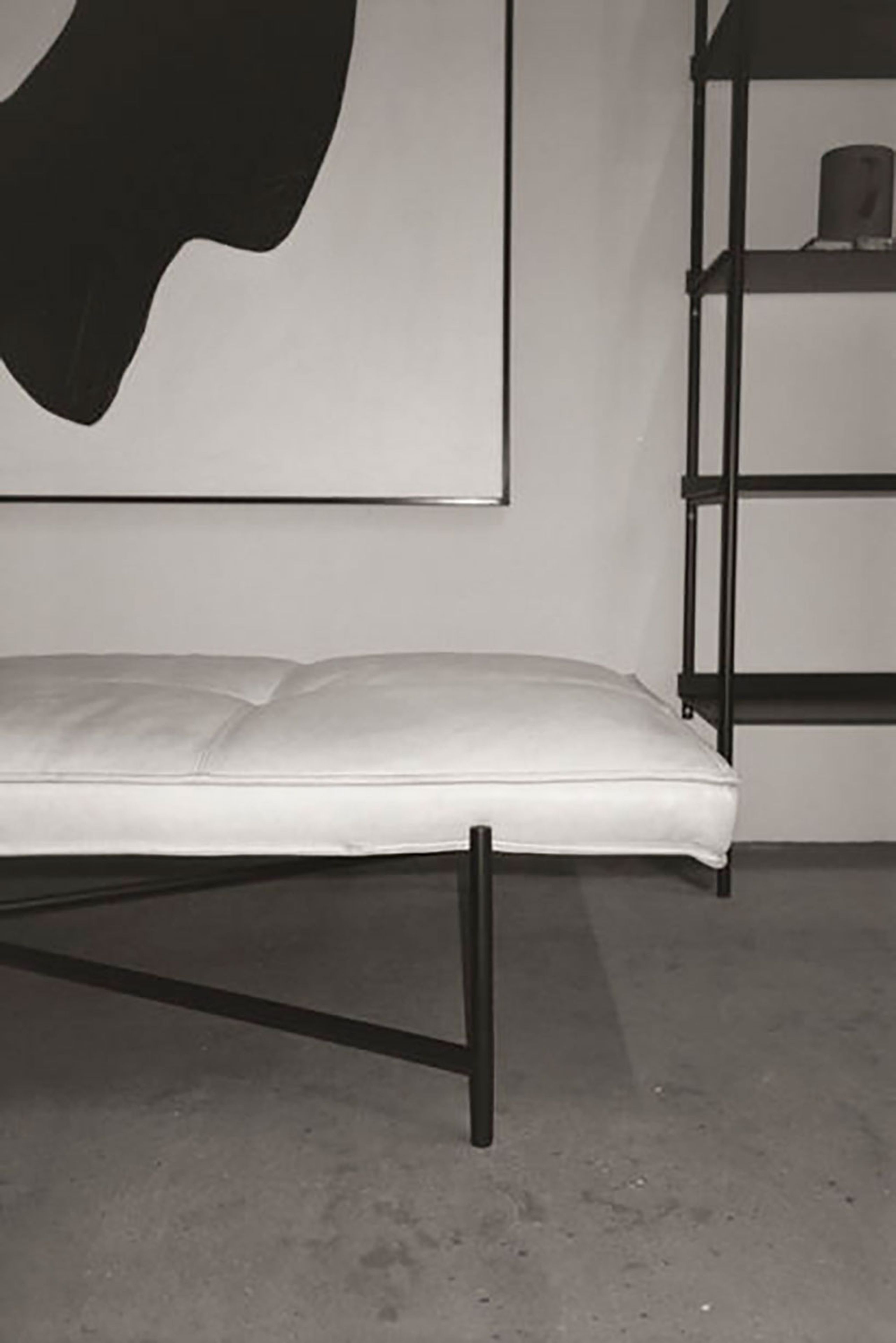 Handvärk - Daybed - Daybed by Emil Thorup - Black / Raw Umber Leather