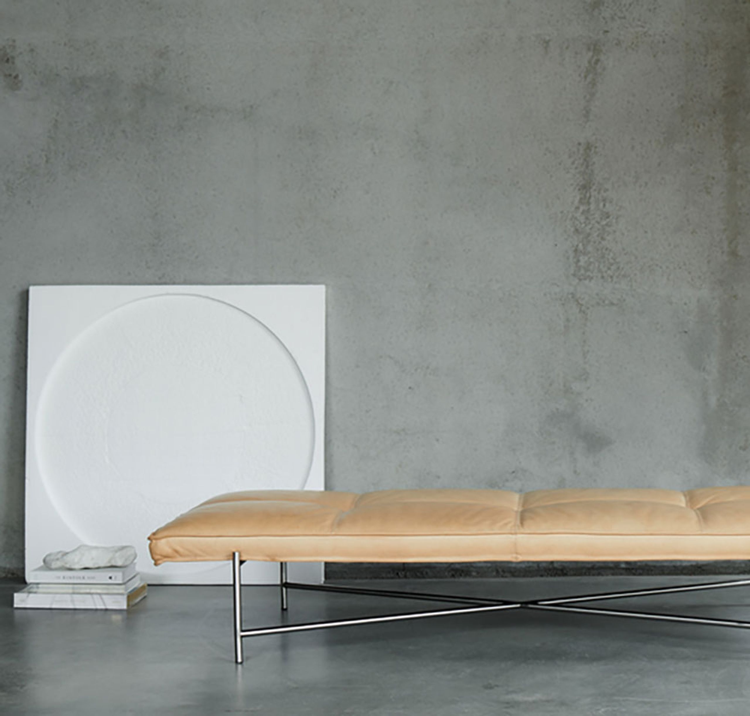 Handvärk - Daybed - Daybed by Emil Thorup - Black / Raw Umber Leather