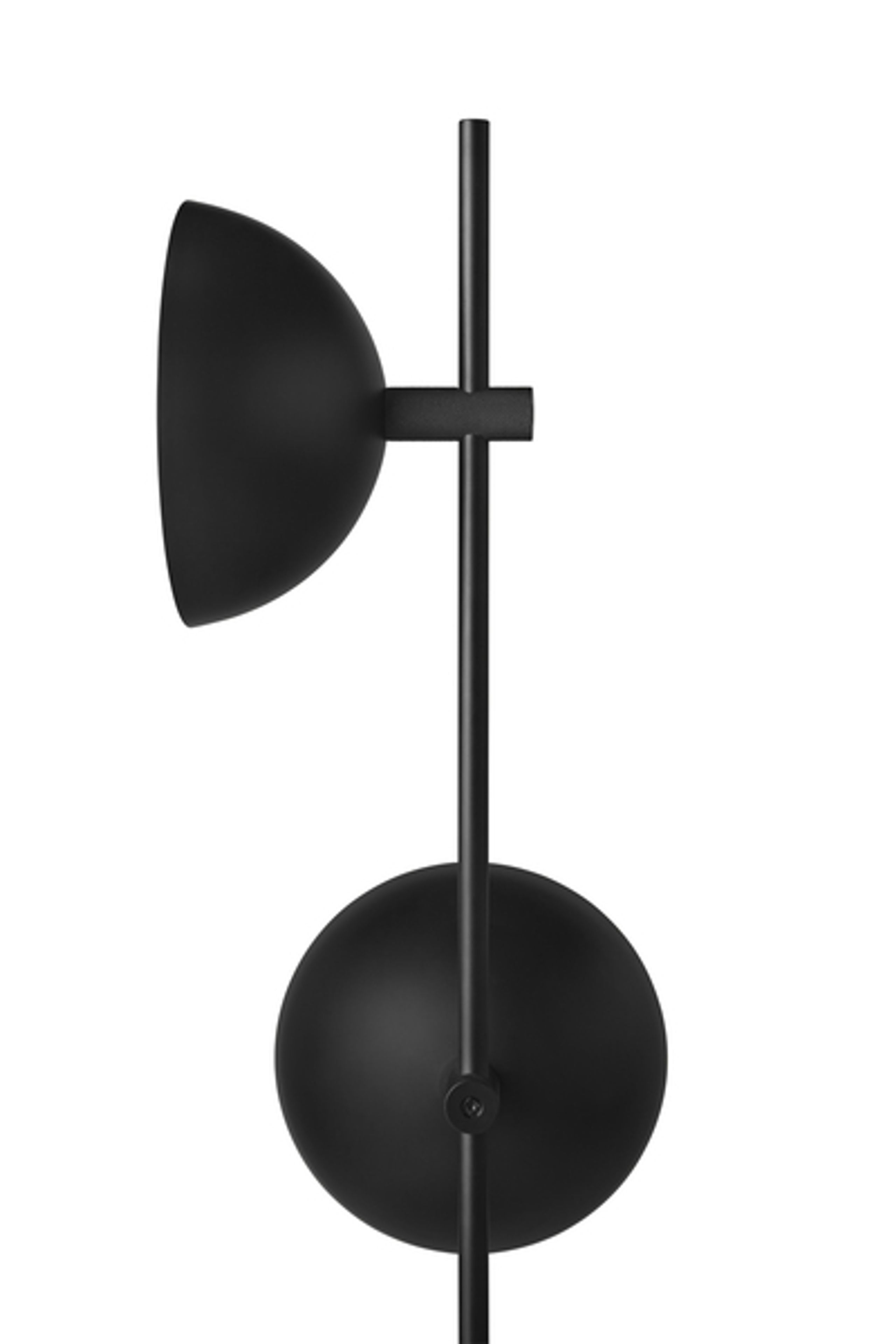 Handvärk - Gulvlampe - Studio Floor Lamp af Laura Bilde - Sort Fod - Sort Skærm