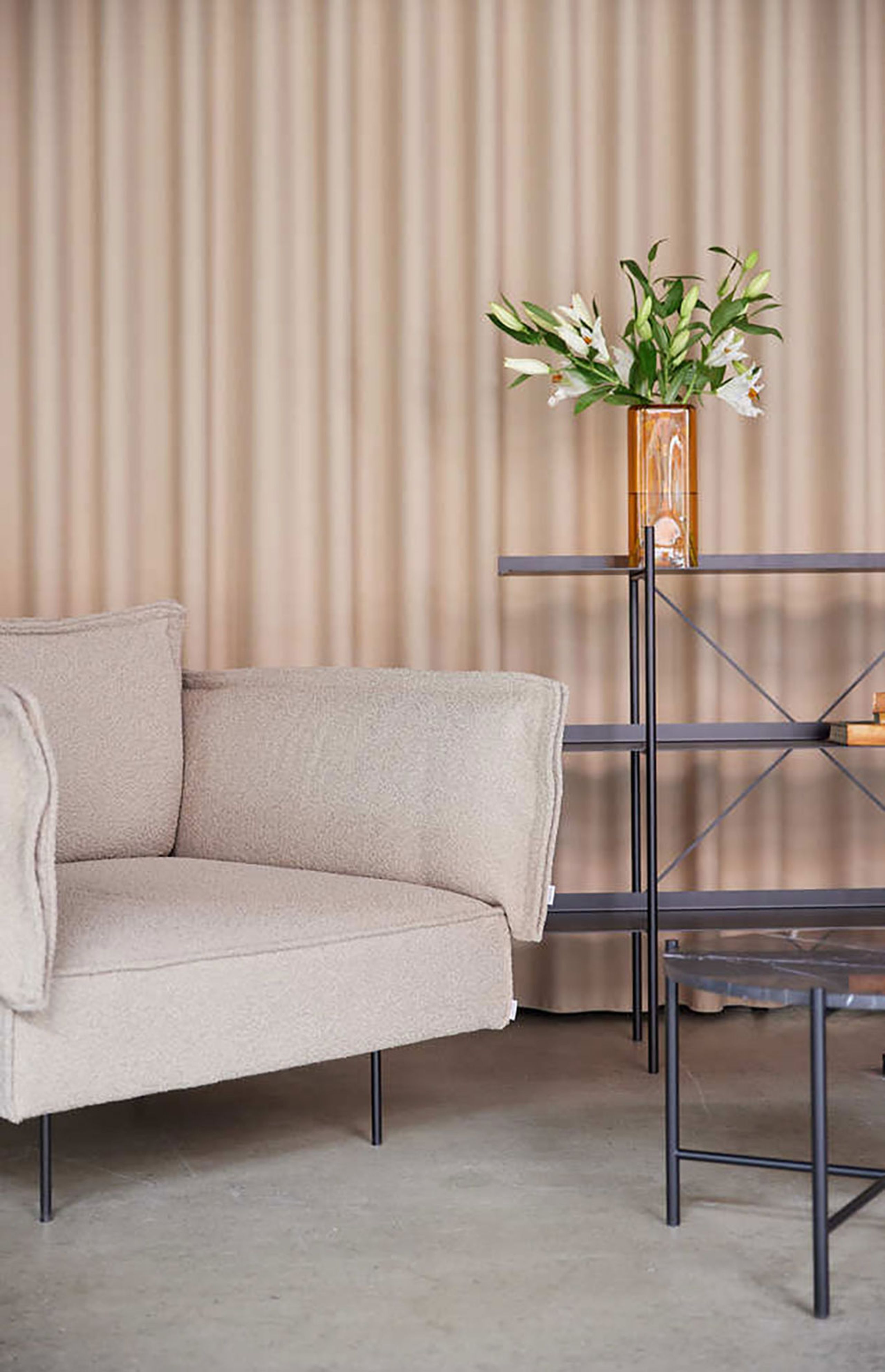 Handvärk - Poltrona - Modular Sofa 1-Seat Lounge Chair by Emil Thorup - Dark Grey