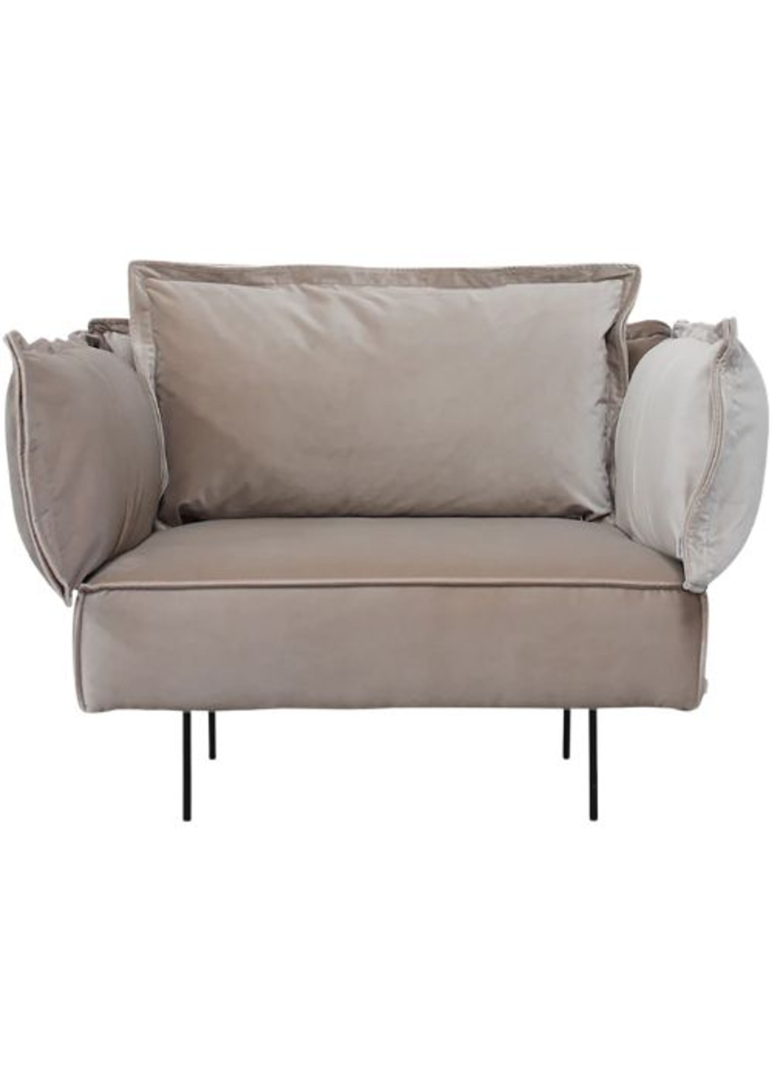 Handvärk - Armchair - Modular Sofa 1-Seat Lounge Chair af Emil Thorup - Sand
