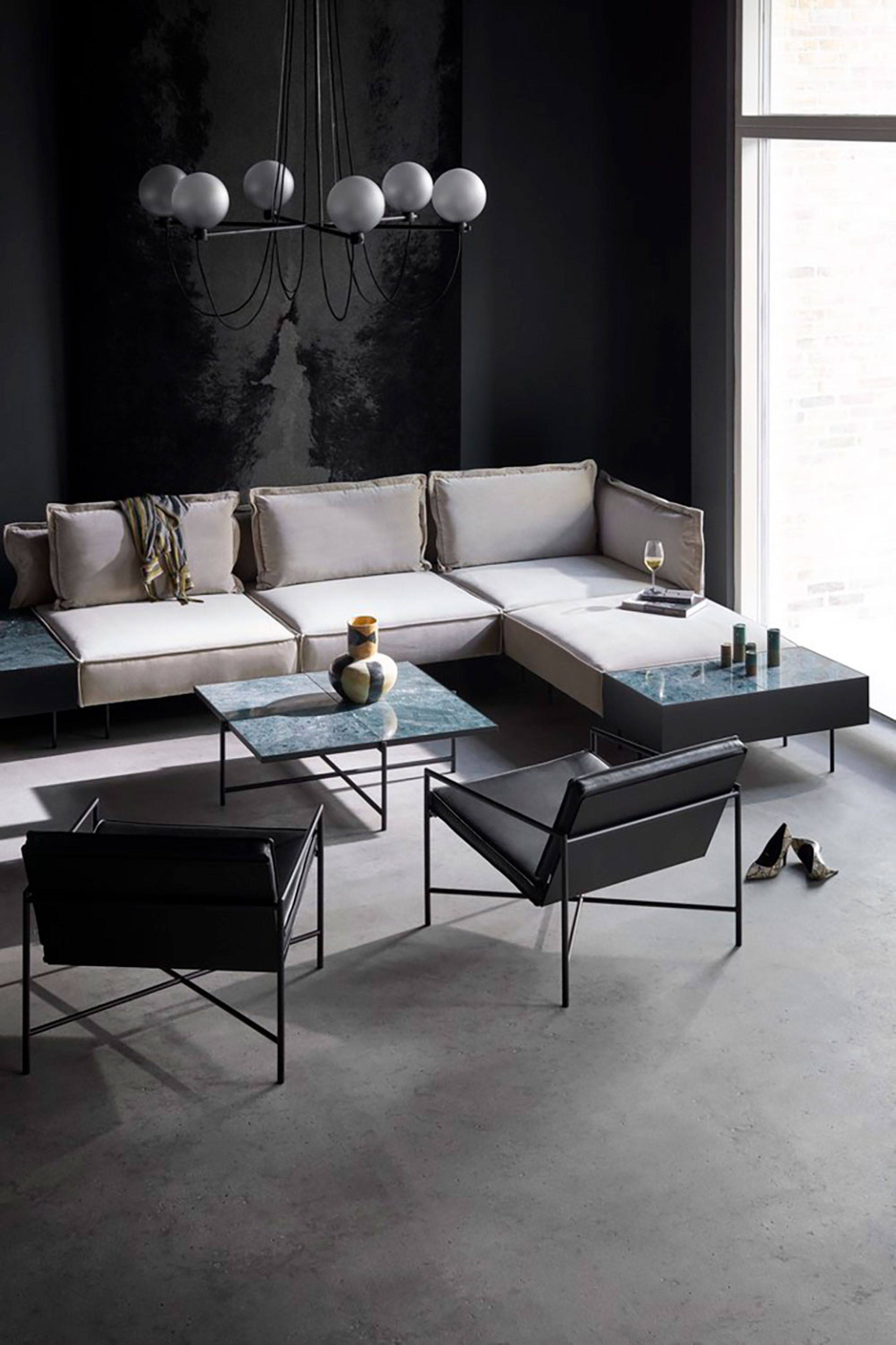 Handvärk - Modular sofa - The Modular Sofa - Ottoman by Emil Thorup - Ottoman - Dark Grey
