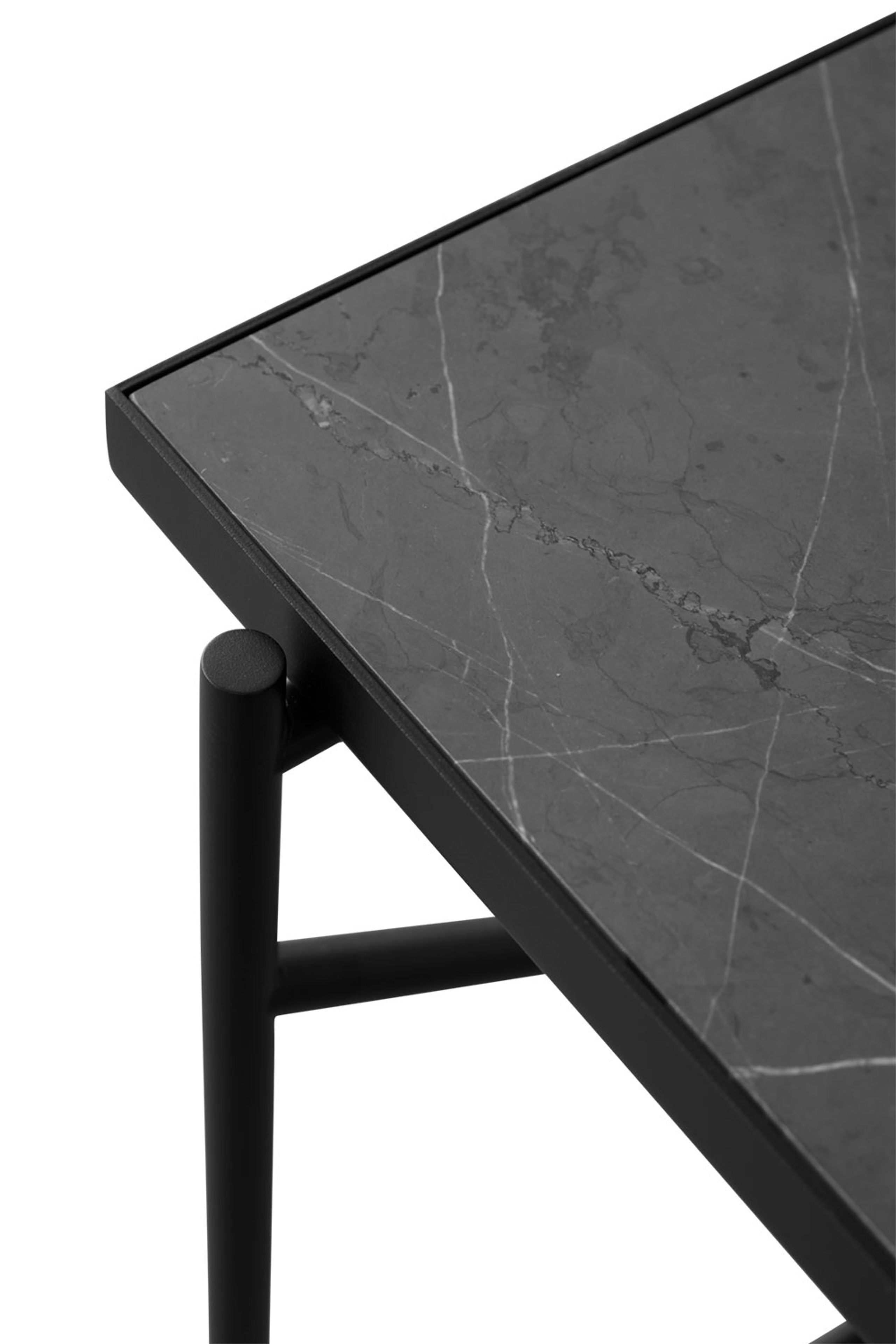 Handvärk - Skrivebord - Desk af Emil Thorup - Black / Dark Grey Marble 120