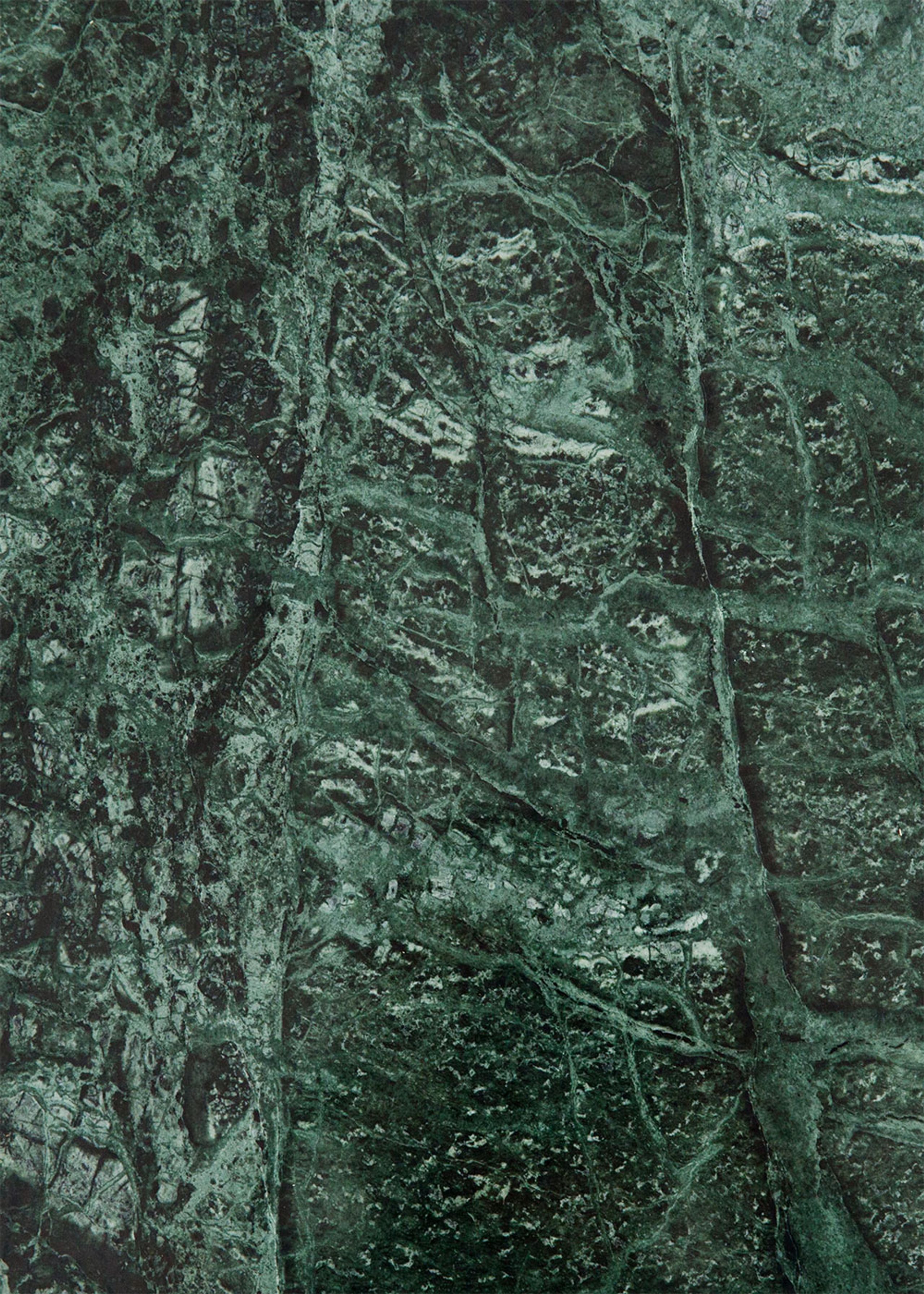 Handvärk - Dining Table - Dining Table 230 by Emil Thorup - Stainless Steel / Green Marble