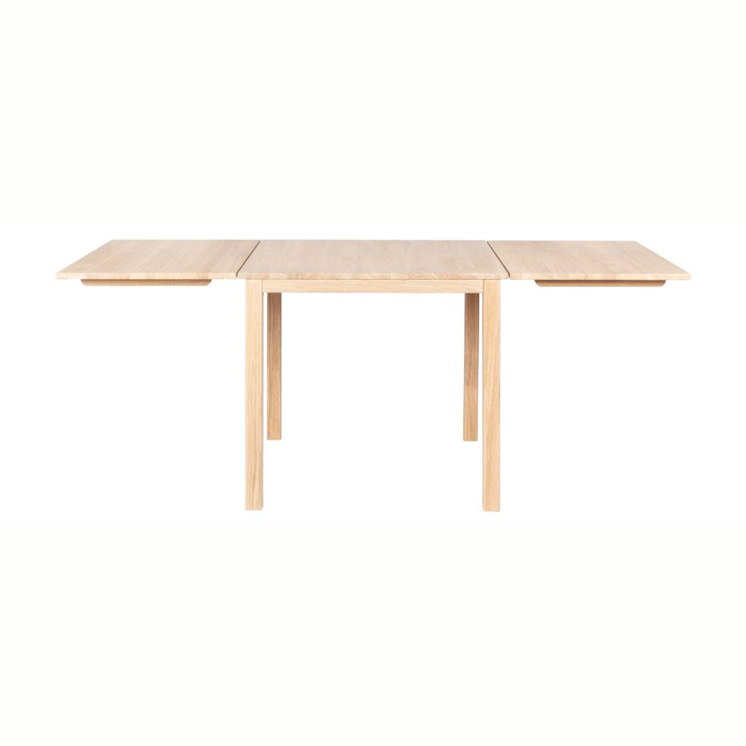 Haslev Møbelsnedkeri - Spisebord - Klassik Dining Table - White Oiled Oak w/2 Leaves