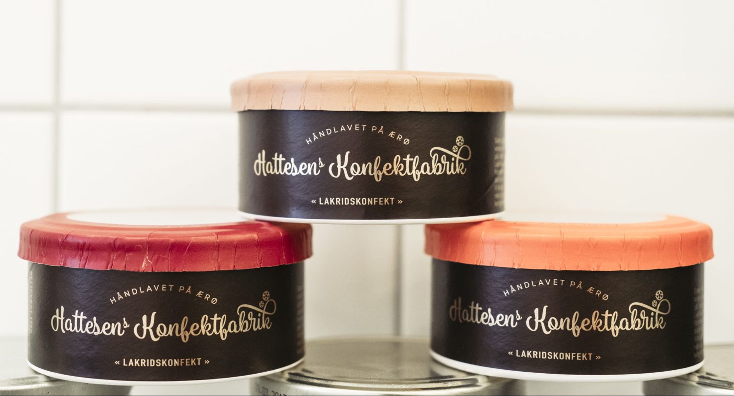 Hattesens Konfektfabrik - Konfekt - Lakridskonfekt - Brown