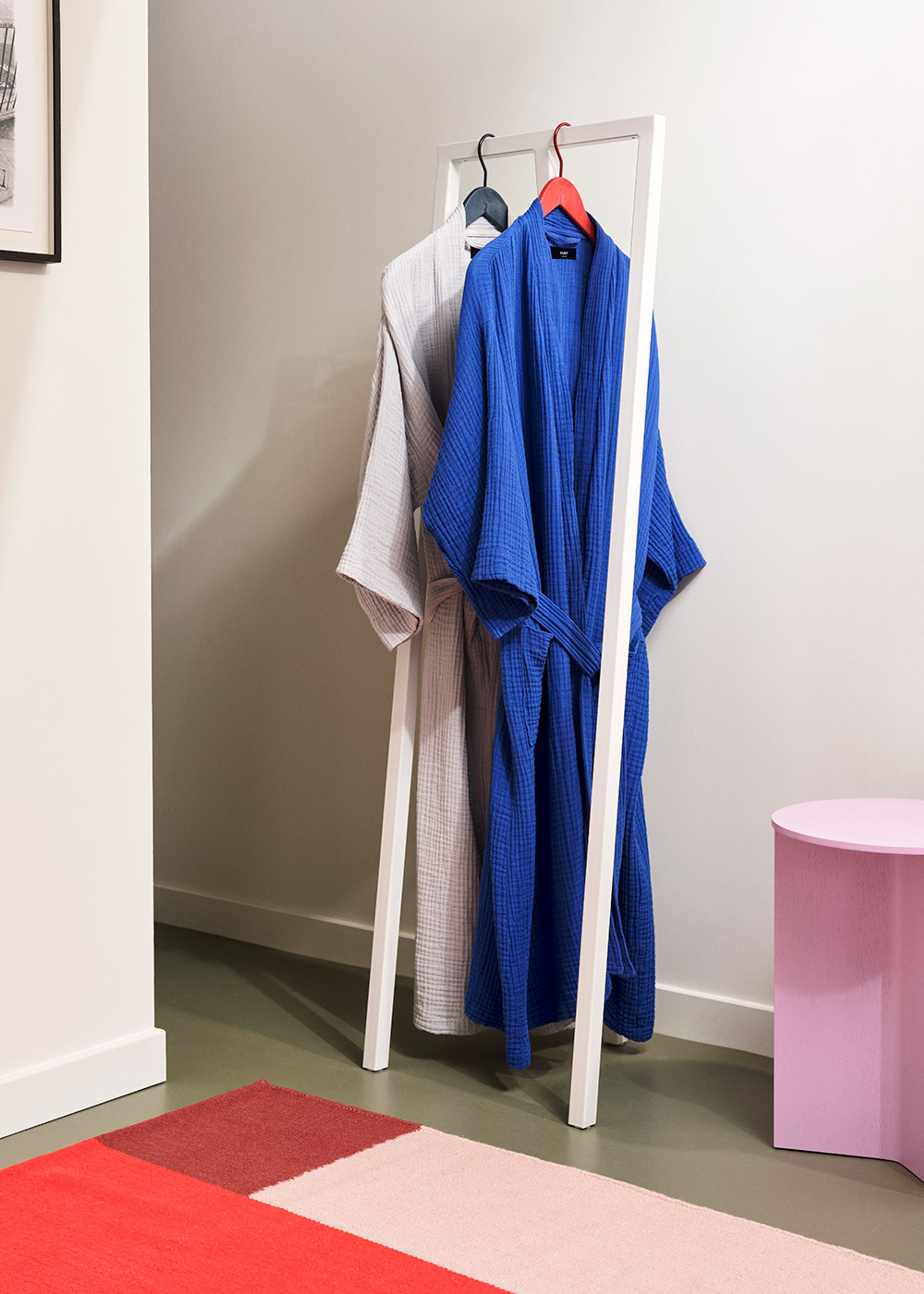 HAY - Badekåbe - Crinkle Robe - Ultramarine