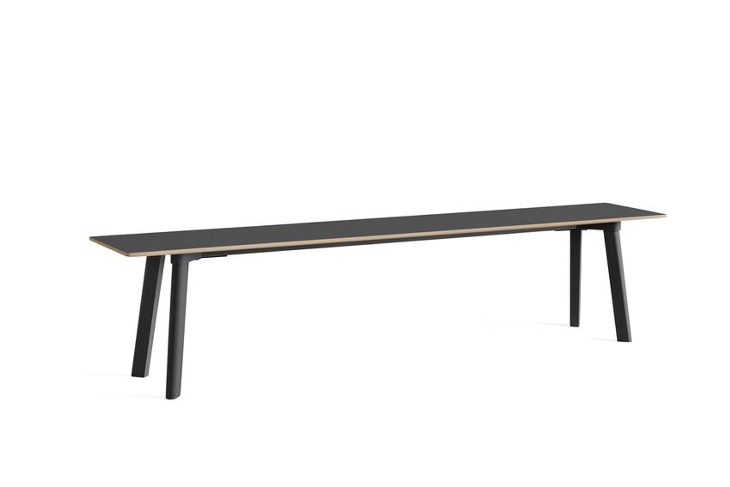 HAY - Établi - CPH Deux 215 2.0 Bench - Stone Grey Laminate / Stone Grey Lacquered Beech - 200
