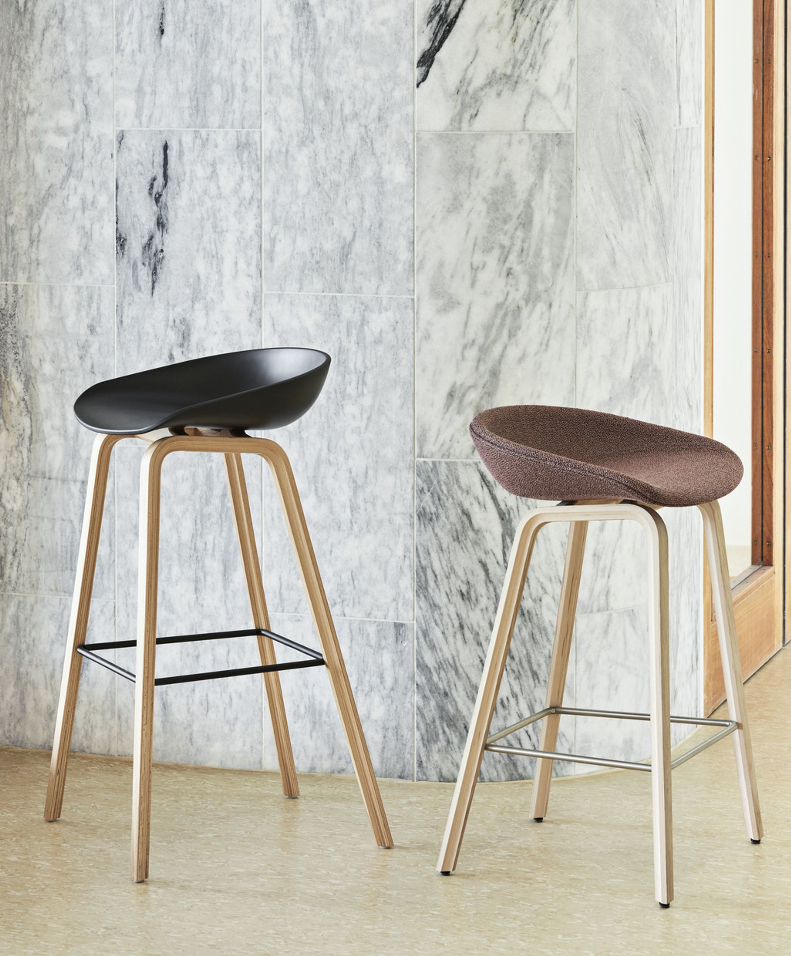 HAY - Bar stool - AAS 33 - Seat: Fiord 571High