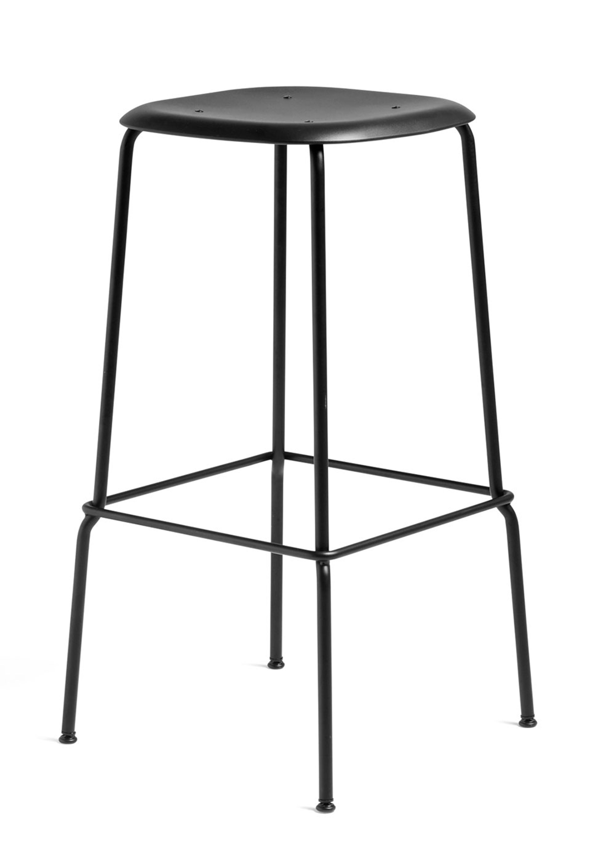 HAY - Barstol - Soft Edge P30 - Black/Black Steel