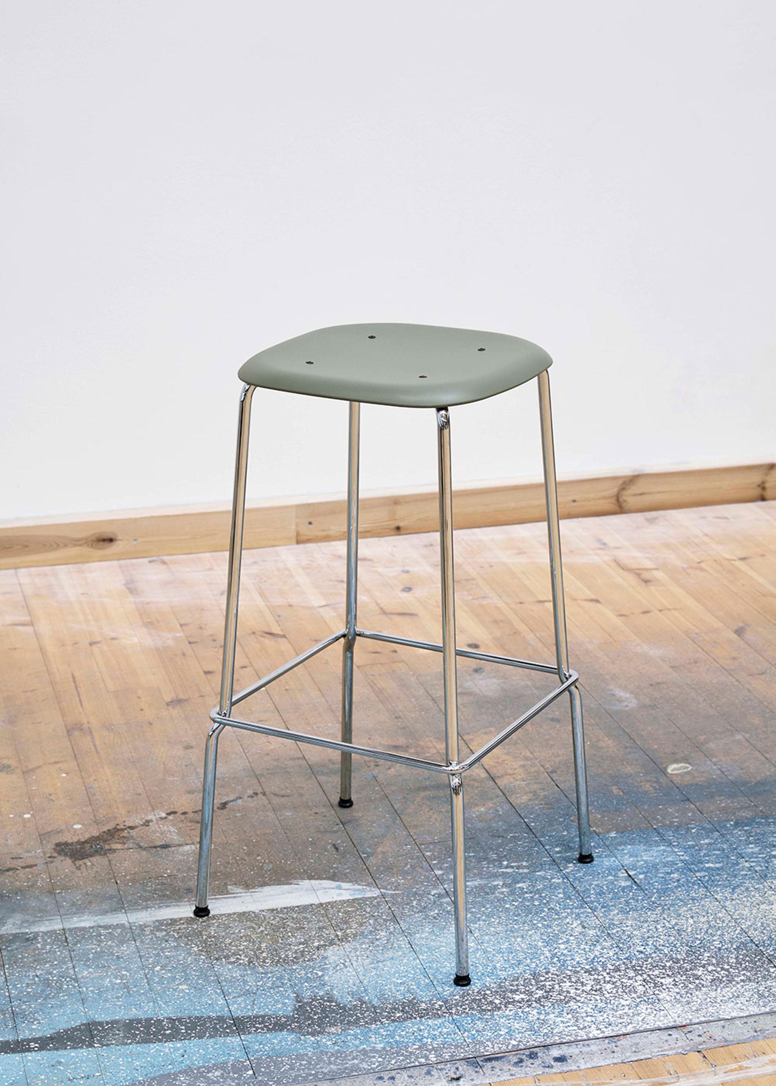 HAY - Barstol - Soft Edge P30 - Black/Black Steel