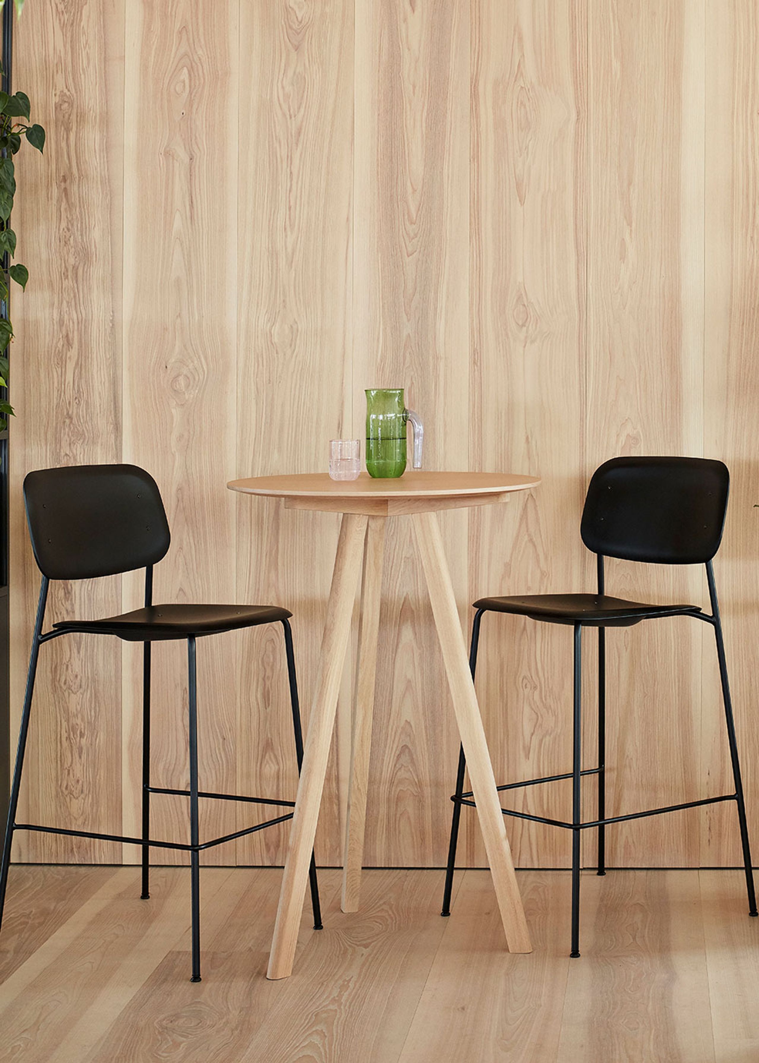 HAY - Tabouret de bar - Soft Edge 95 Bar Stool - White/White Steel