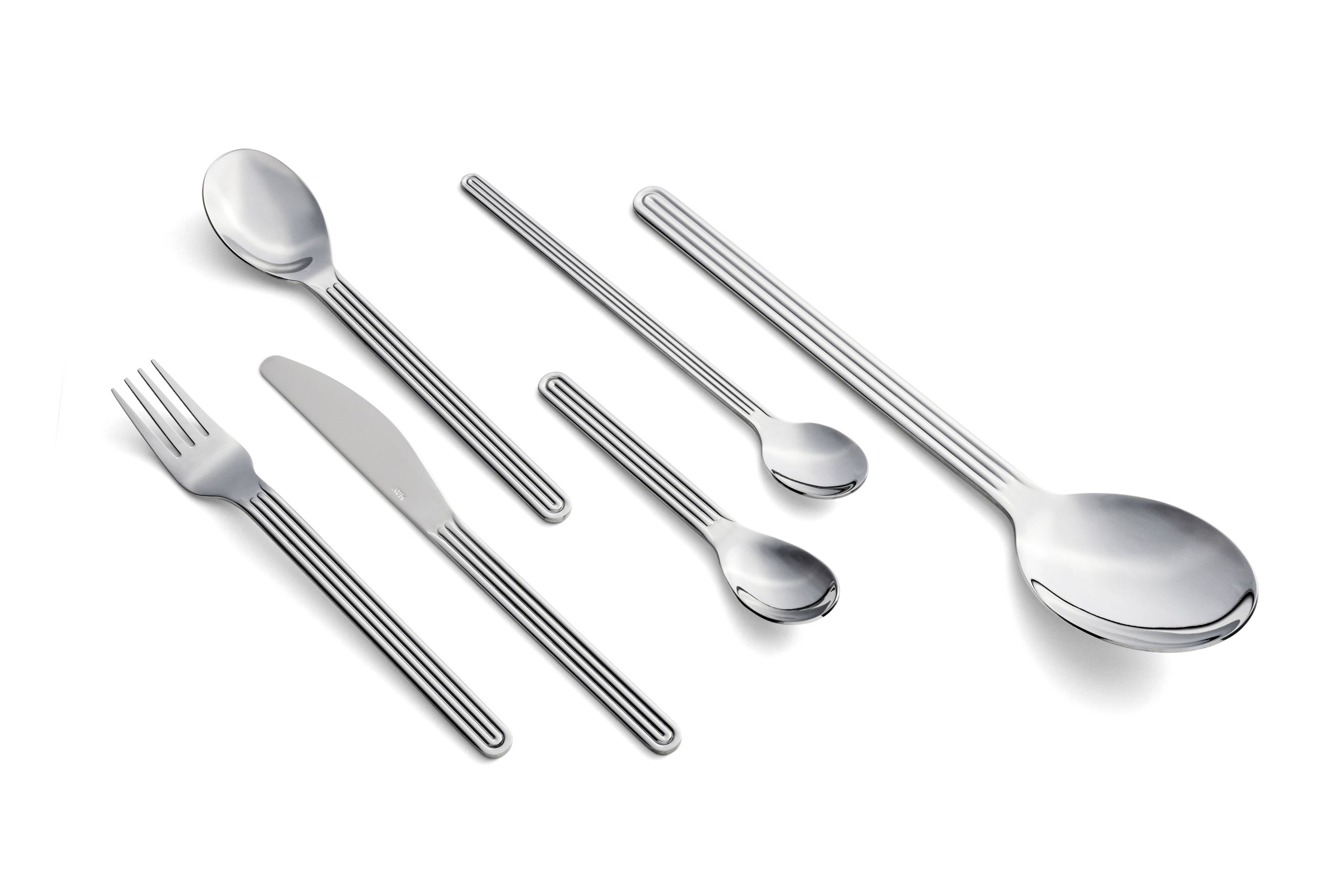 HAY - Bestik - SUNDAY HAY - TEASPOON 5 PCS - STAINLESS STEEL