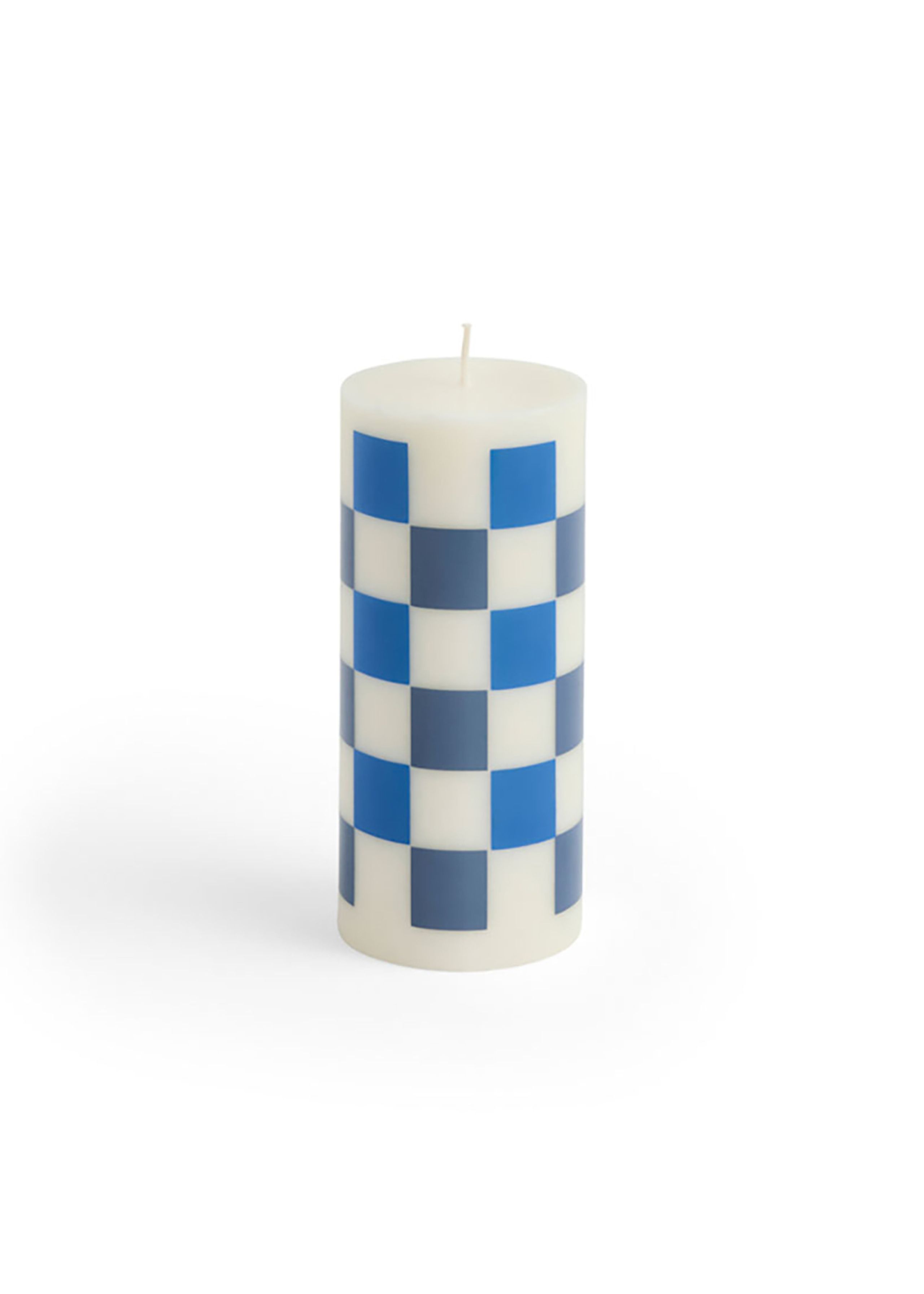 HAY - Bloklys - Column Candle - Off White | Blues