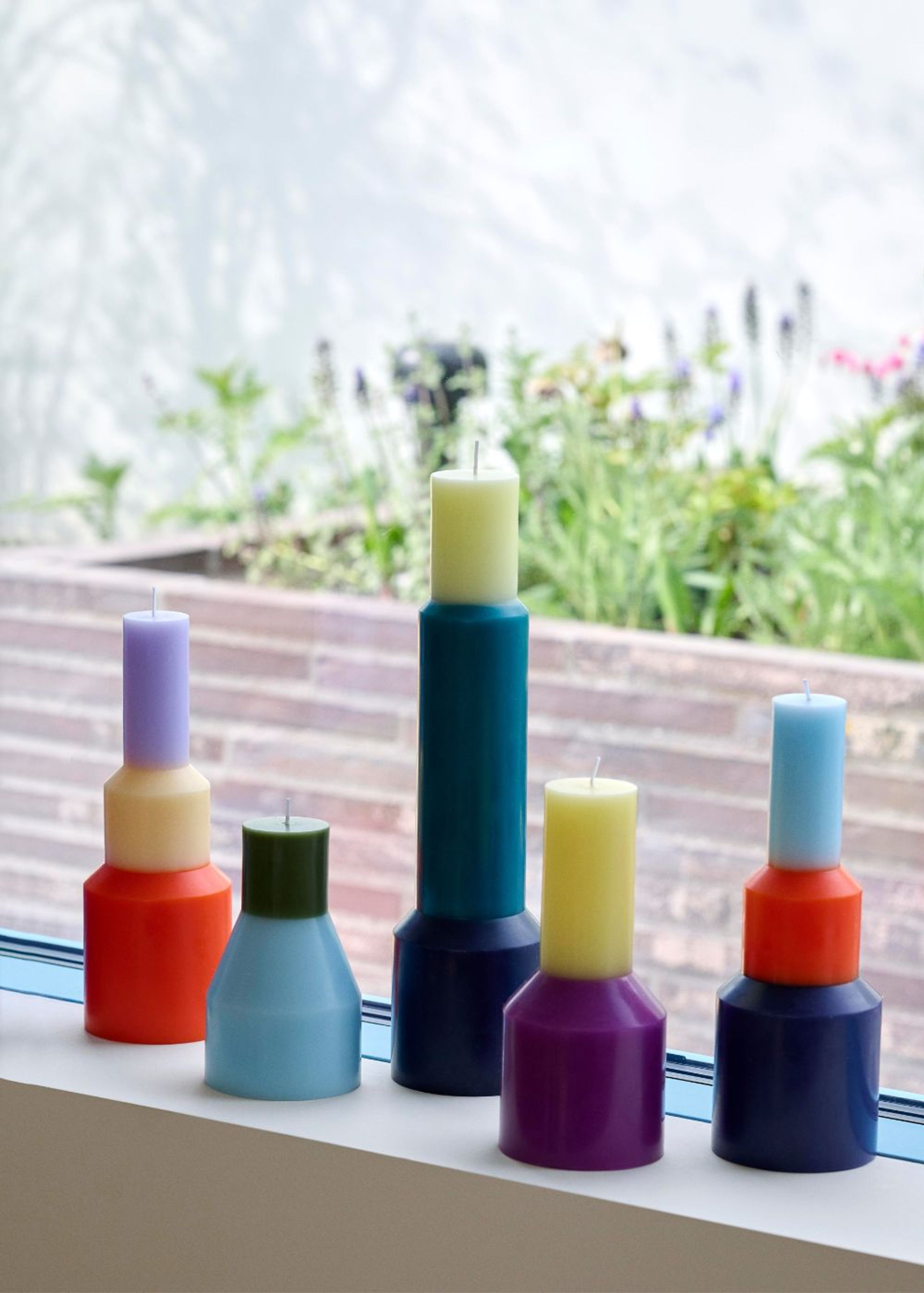 HAY - Stumpenkerze - Pillar Candle - Lavender - Small