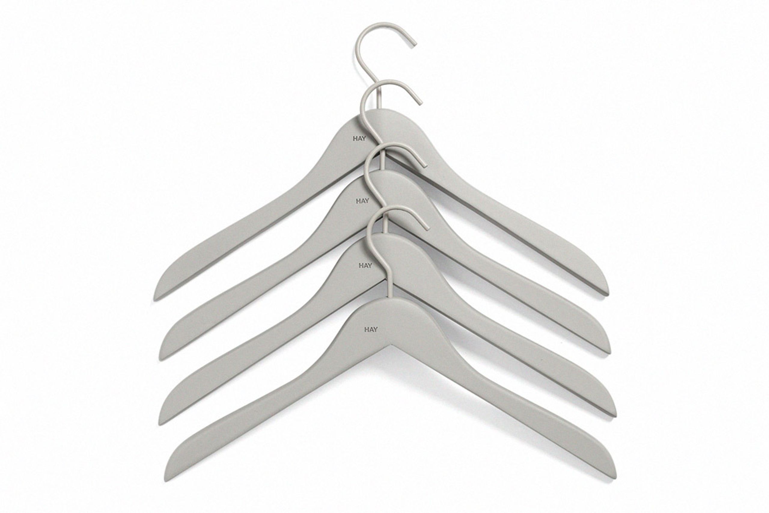HAY - Hanger - Soft Coat Hanger - Wide Grey