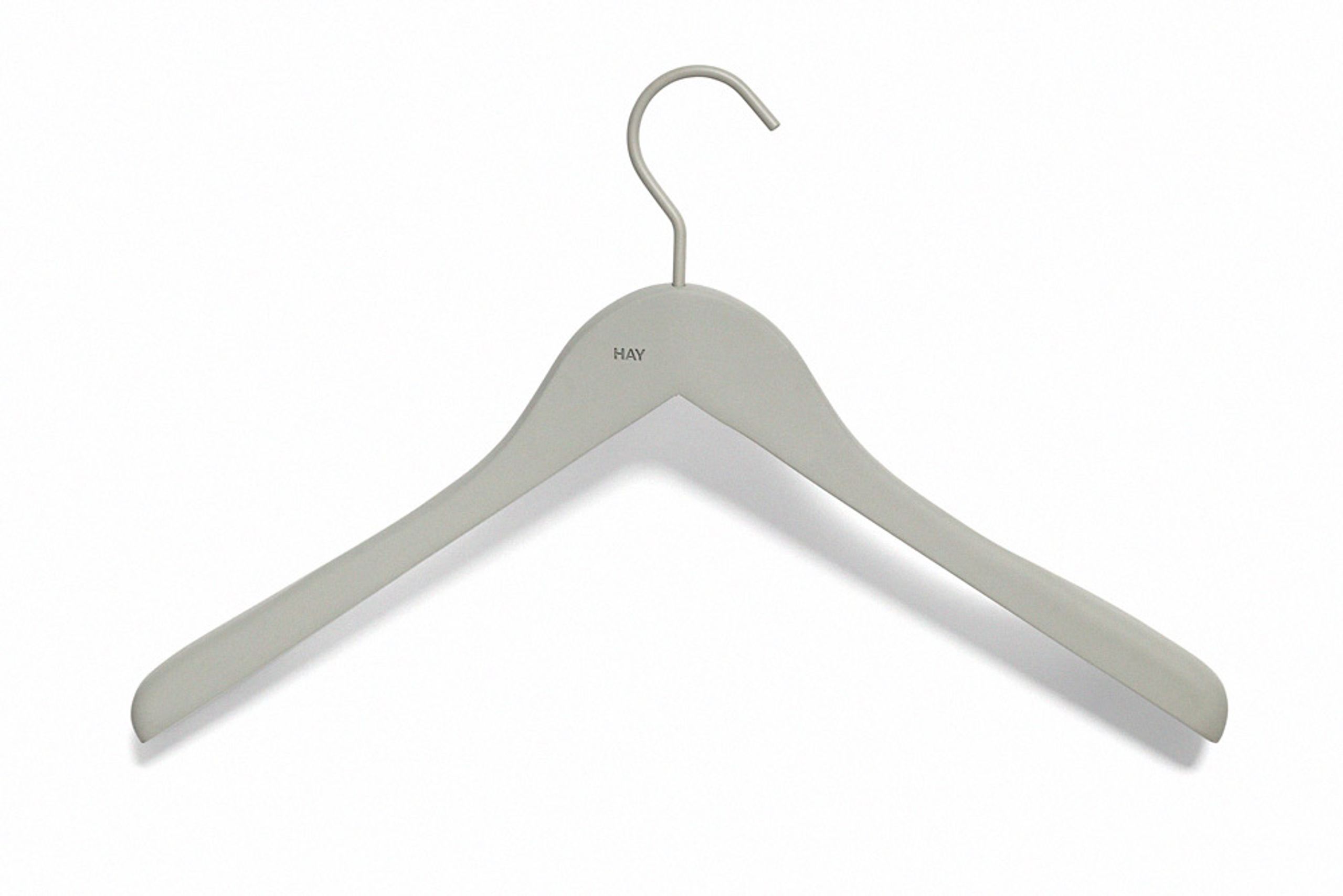 HAY - Hanger - Soft Coat Hanger - Wide Grey