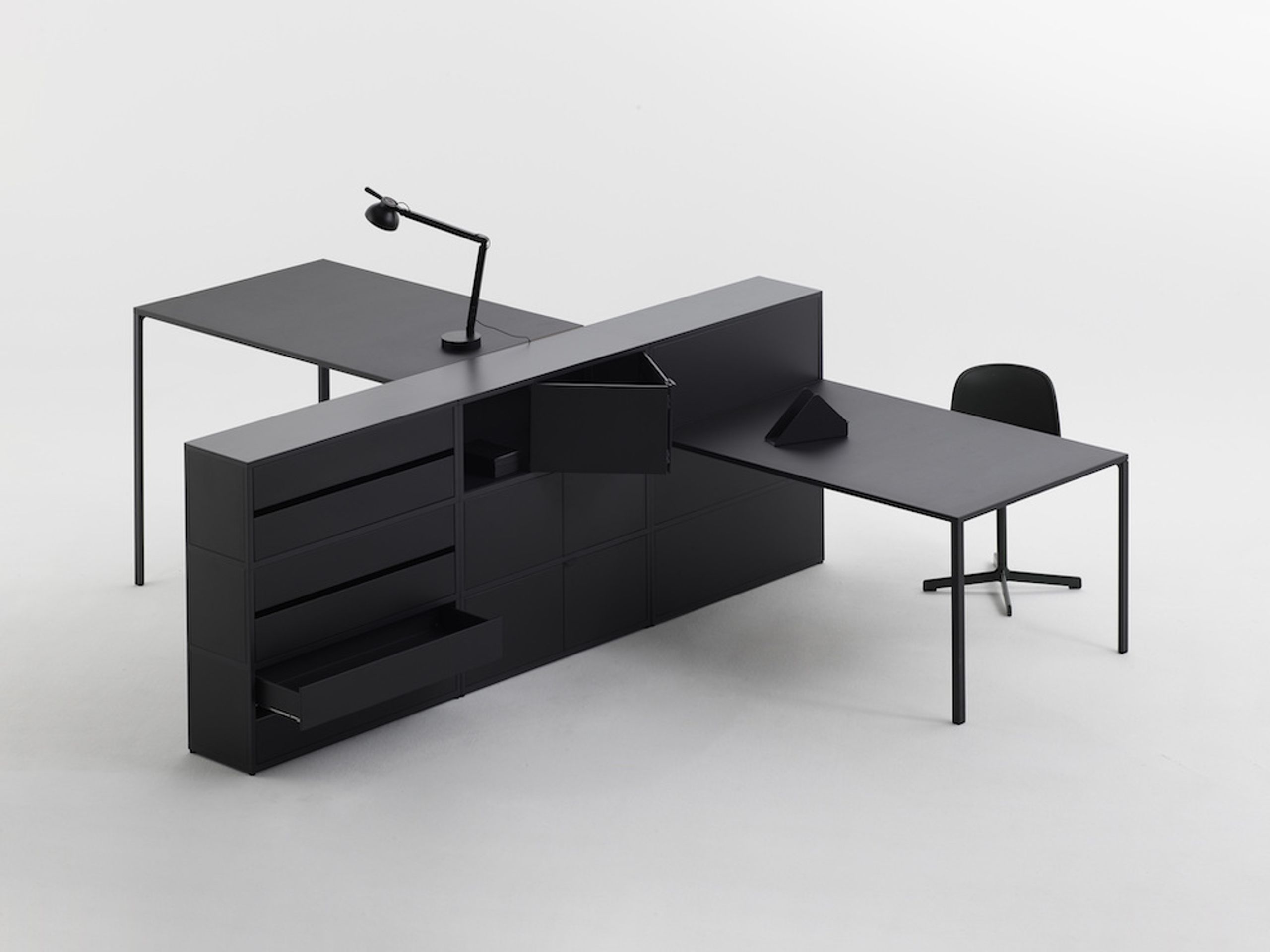 HAY - Bogstøtte - New Order - Book Divider - Charcoal - Left