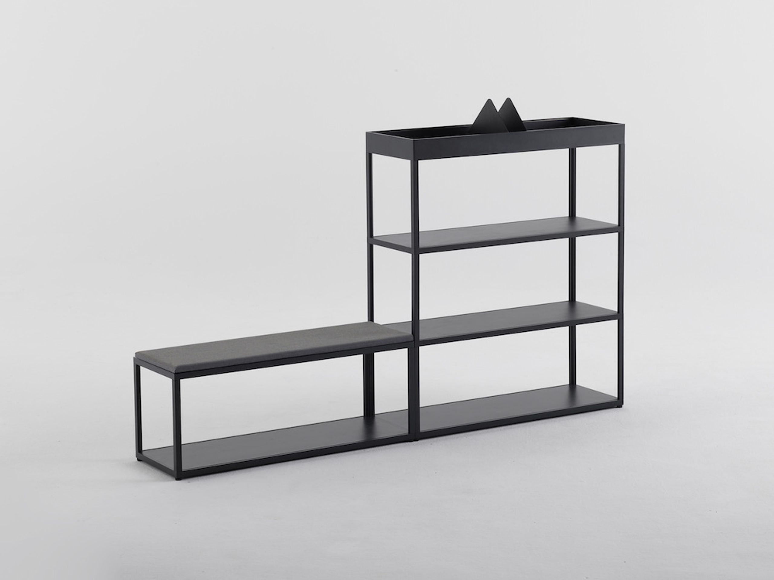 HAY - Bookend - New Order - Book Divider - Charcoal - Right