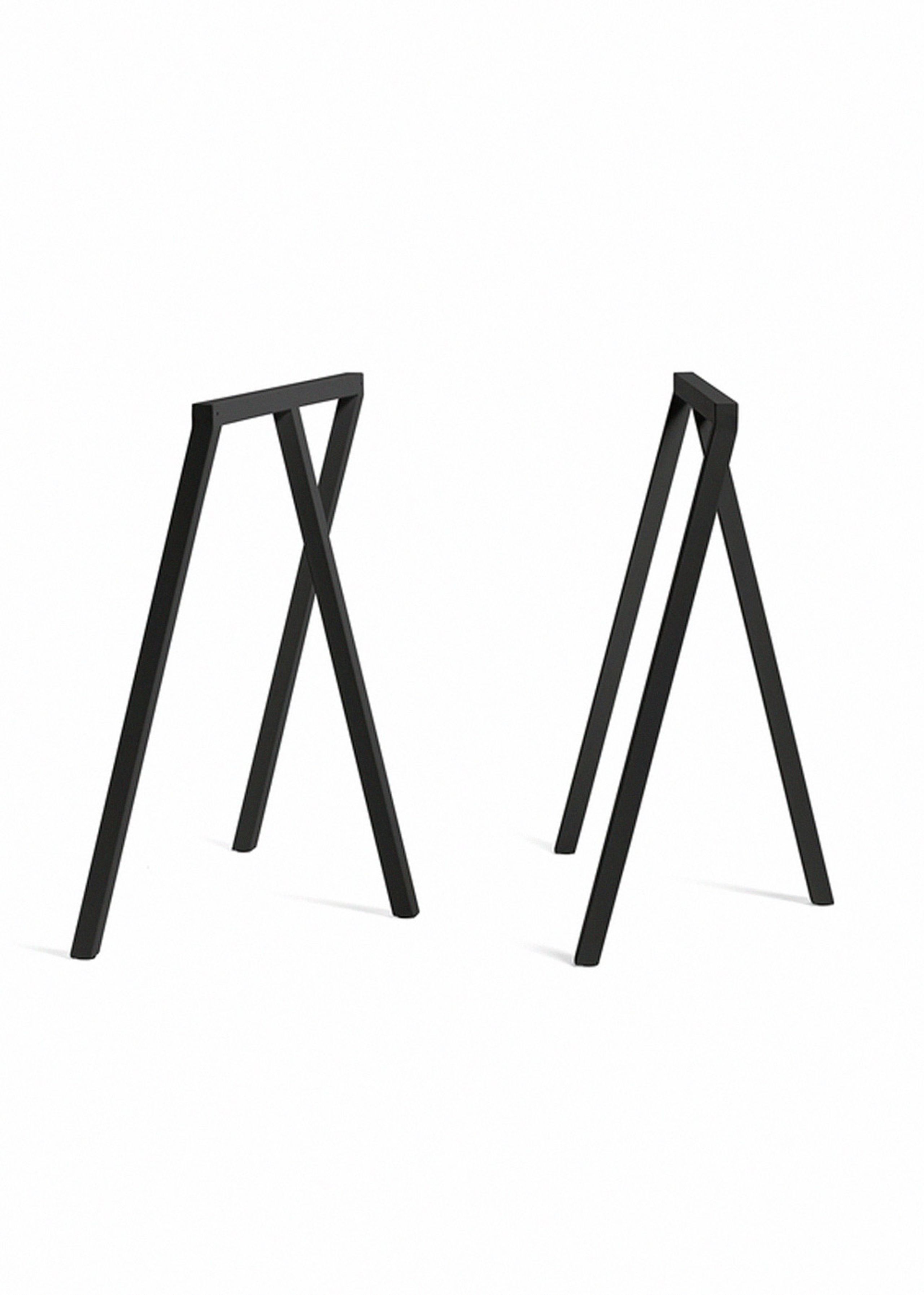 HAY - Bord - LOOP Stand Frame / Set of 2 - Low - Black