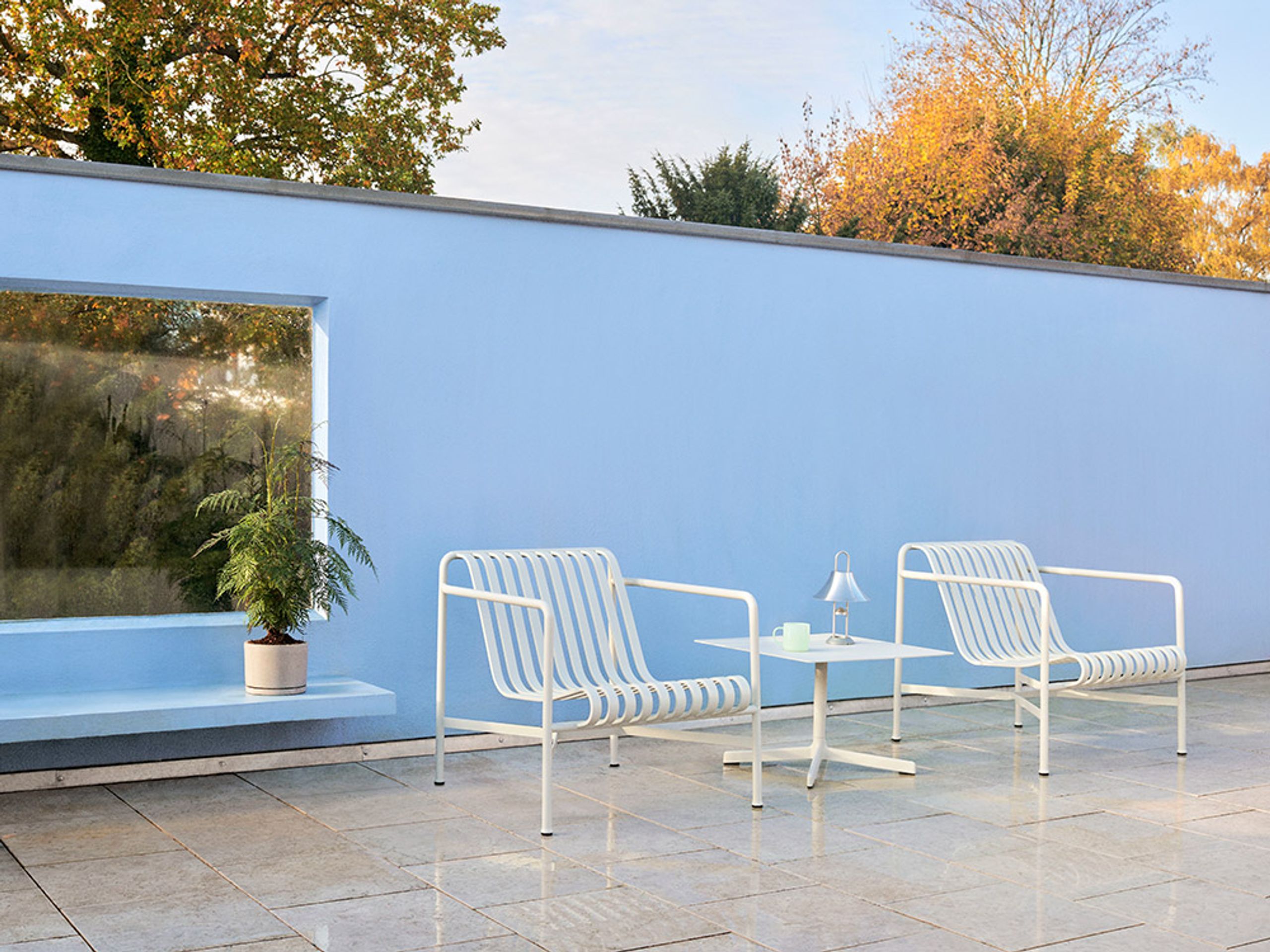 HAY - Bord - Neu Low Table - Round - Sky Grey