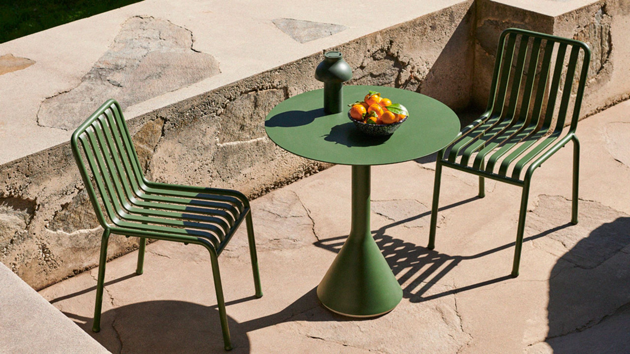 HAY - Tisch - PALISSADE / Cone Table - Ø70 - Olive