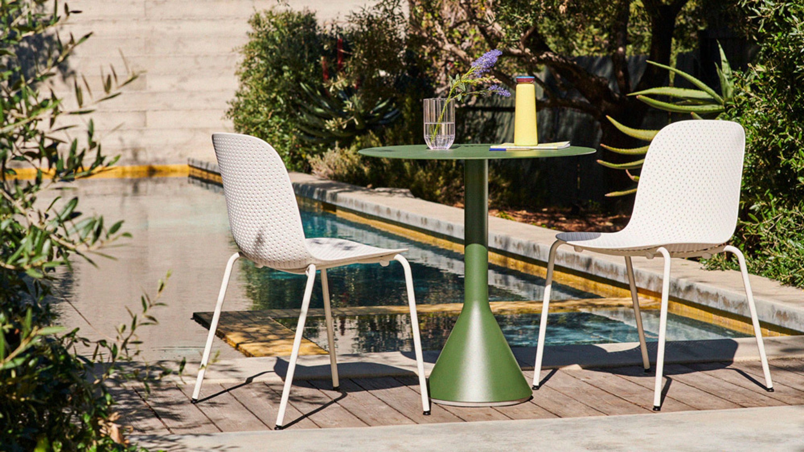 HAY - Tisch - PALISSADE / Cone Table - Ø70 - Olive