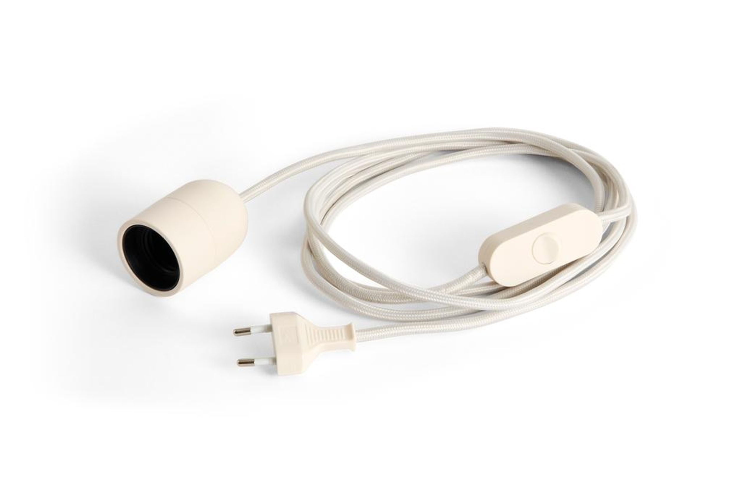 HAY - Lampe de table - Common Table Cord Set - Clay white