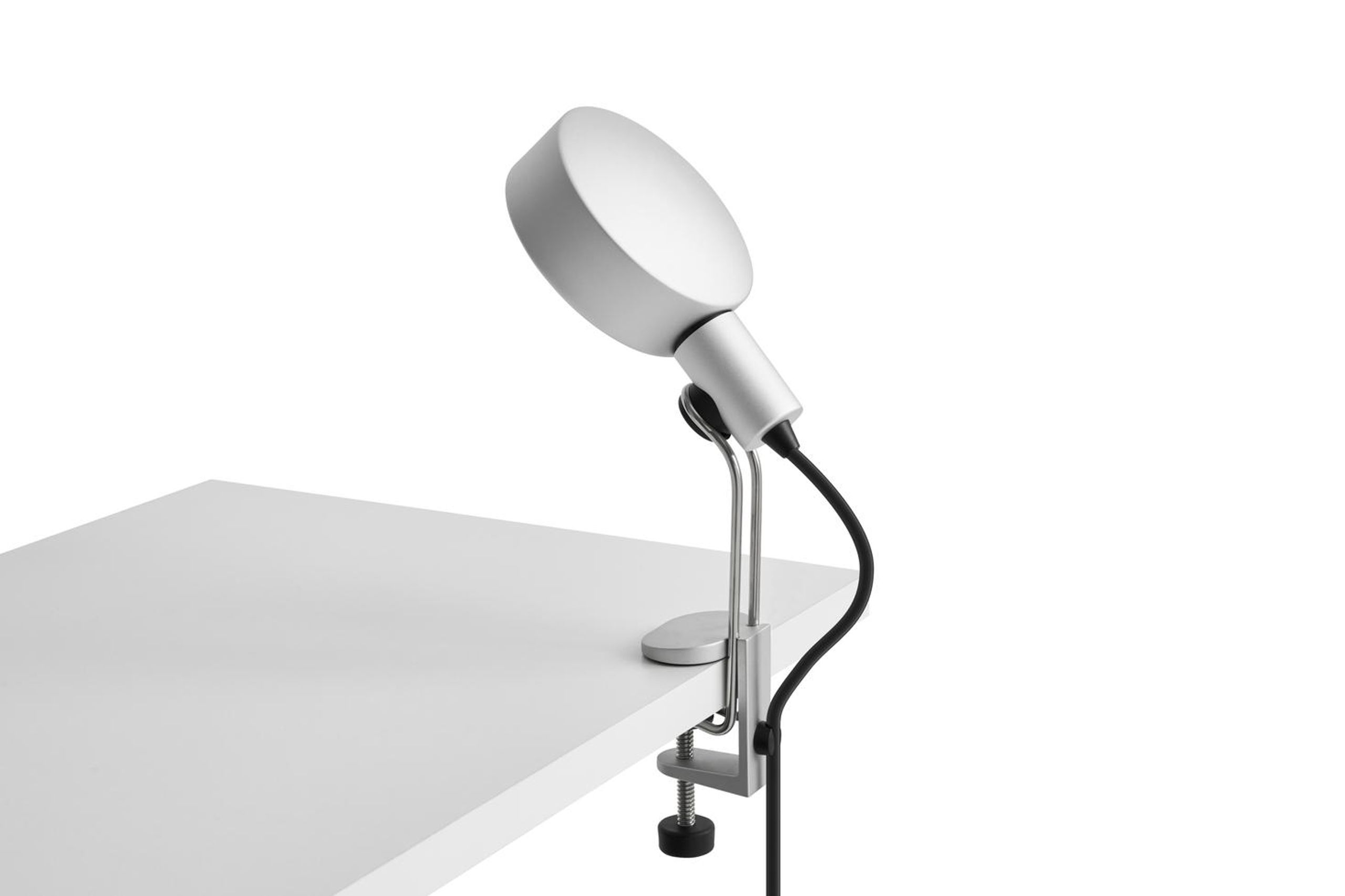 HAY - Bordlampe - Cupola Clip Lamp - Clear anodised