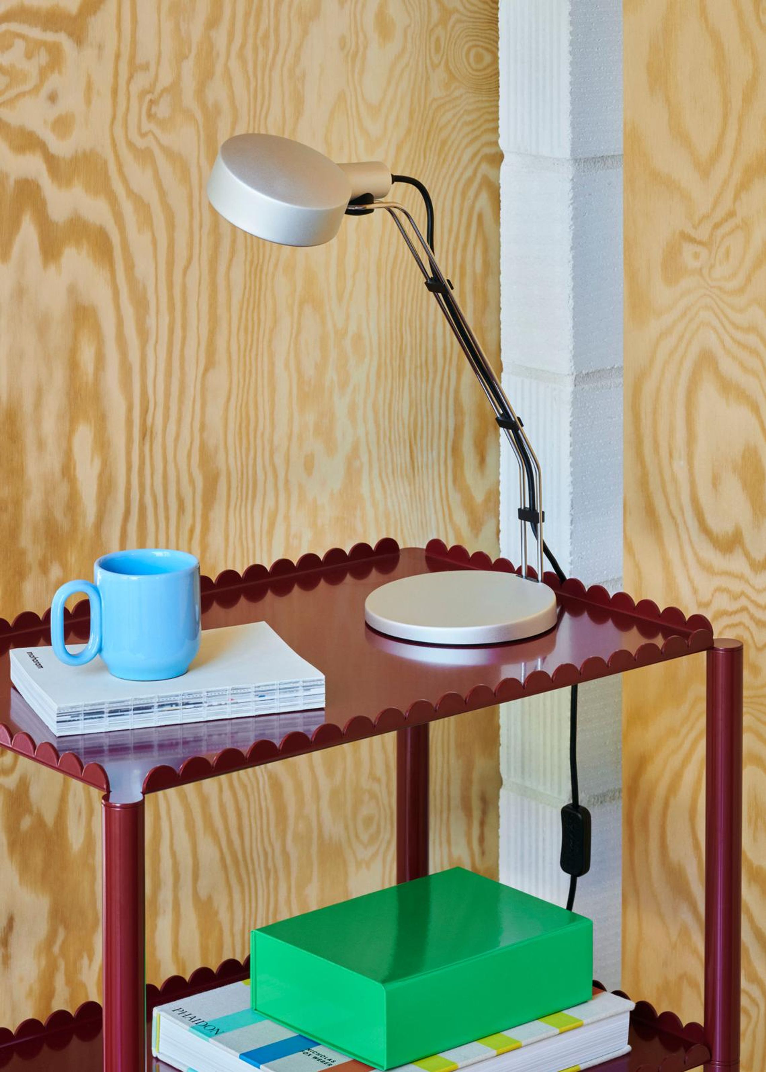 HAY - Table Lamp - Cupola Desk Lamp - Clear anodised