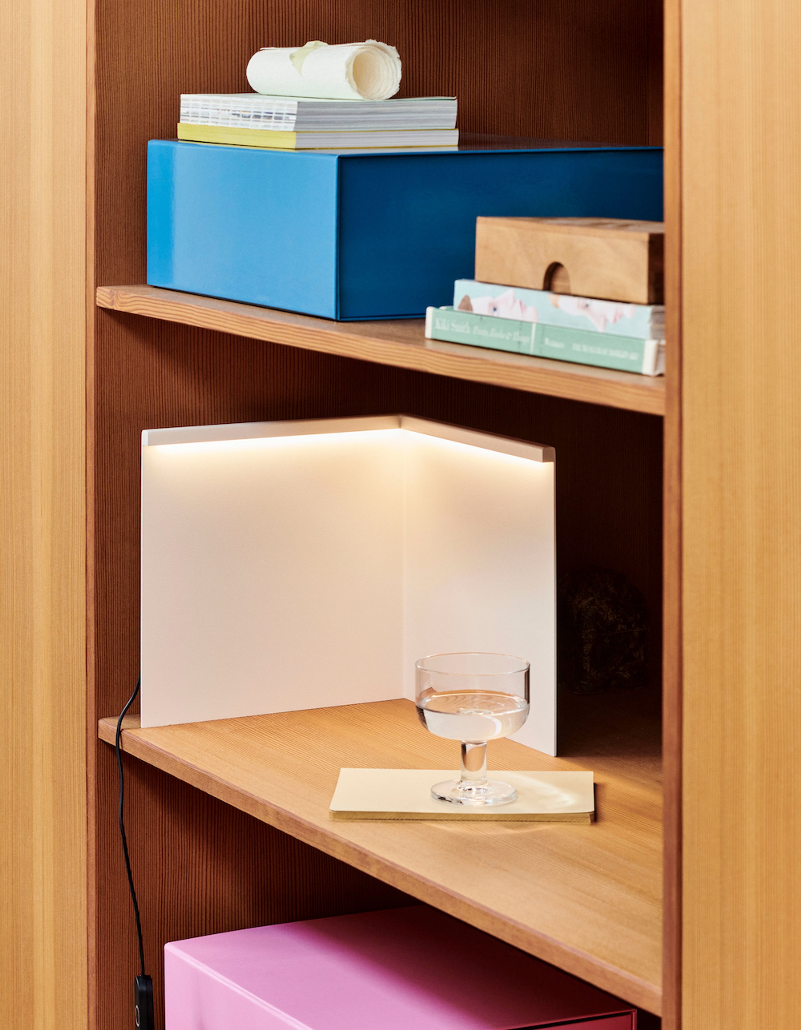 HAY - Table Lamp - LBM Corner Table Lamp - Cream White