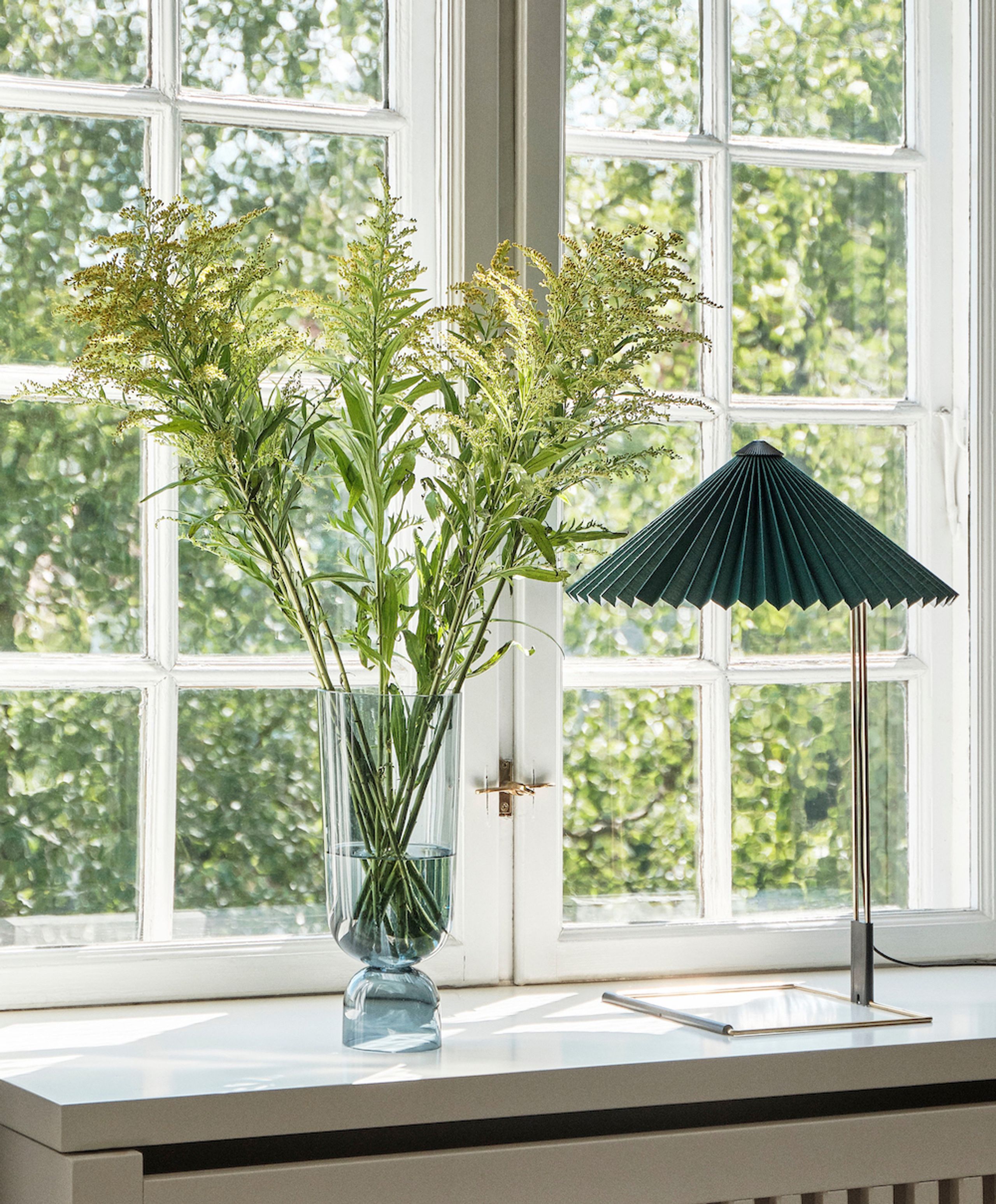 HAY - Table Lamp - MATIN Table Lamp / Small - Lavender / Mirror Plated