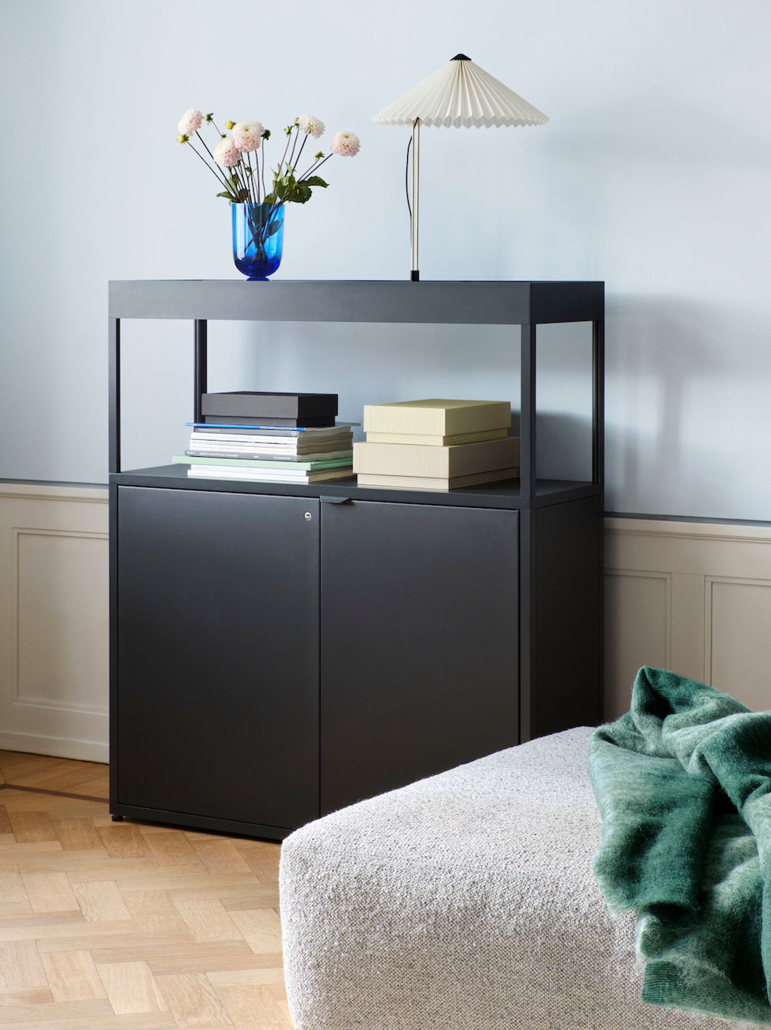 HAY - Bordlampe - MATIN Table Lamp / Small - White / Polished Brass