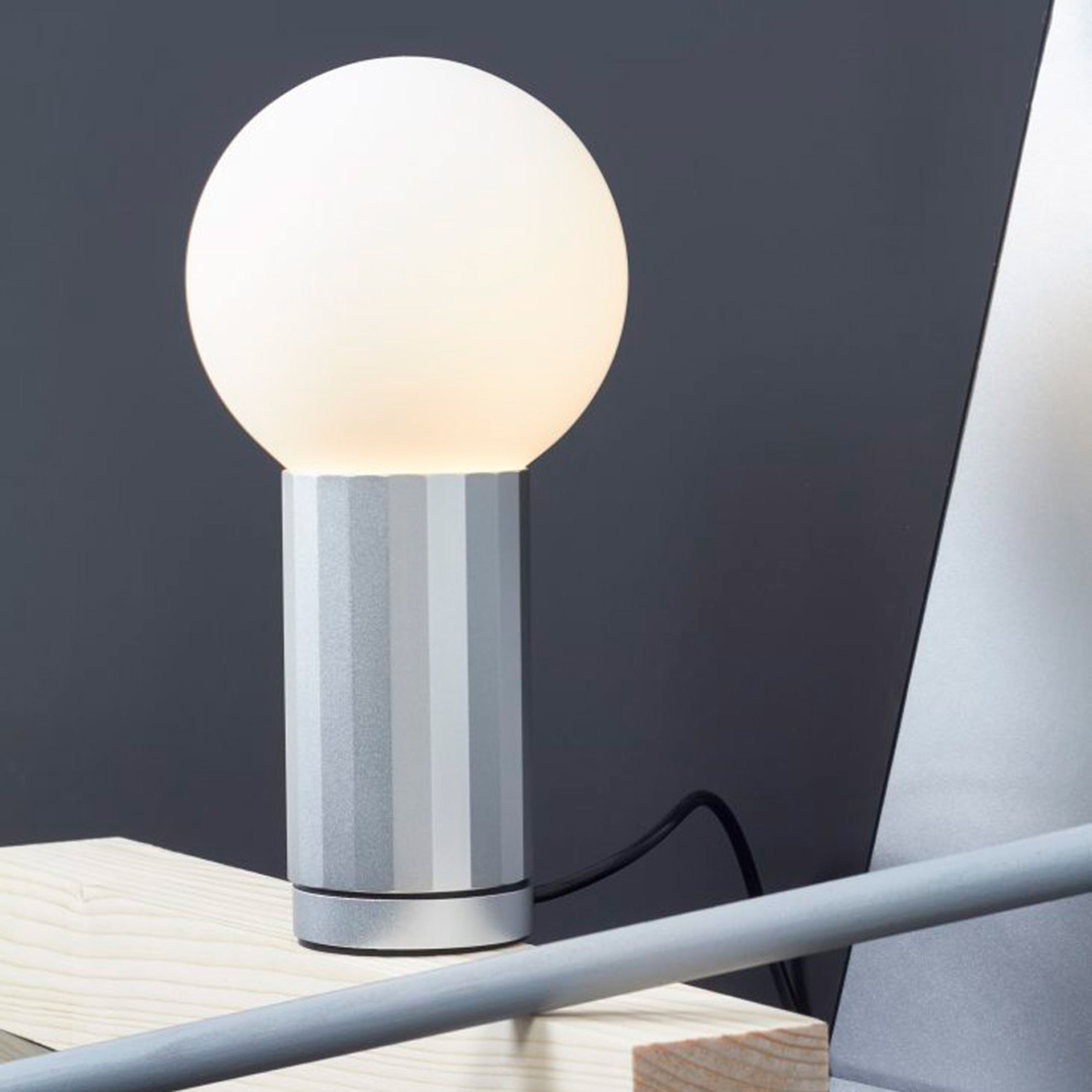 HAY - Table Lamp - Turn On - Aluminium