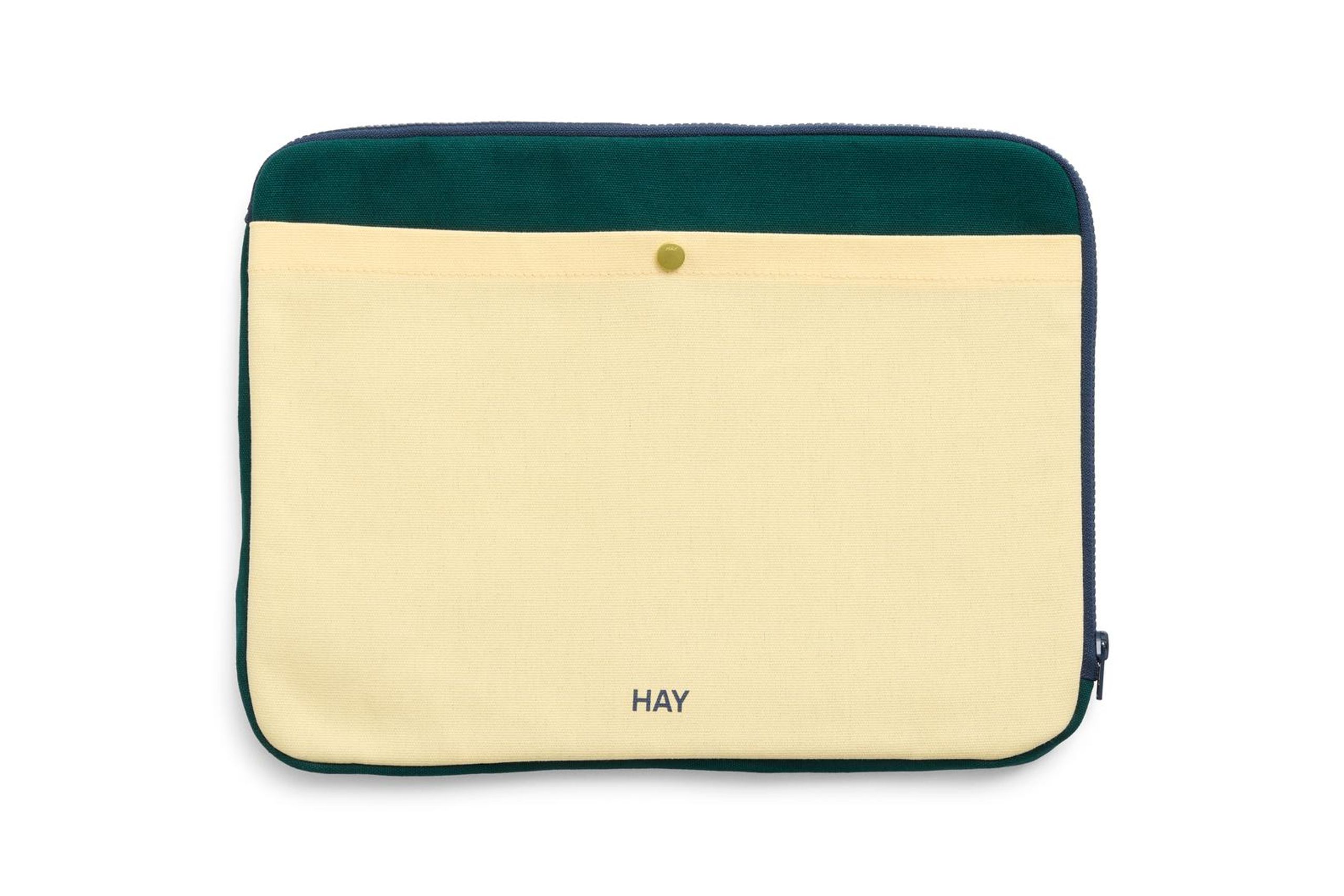 HAY - Computer Sleeve - Multi Laptop Cover - Soft Yellow Multi