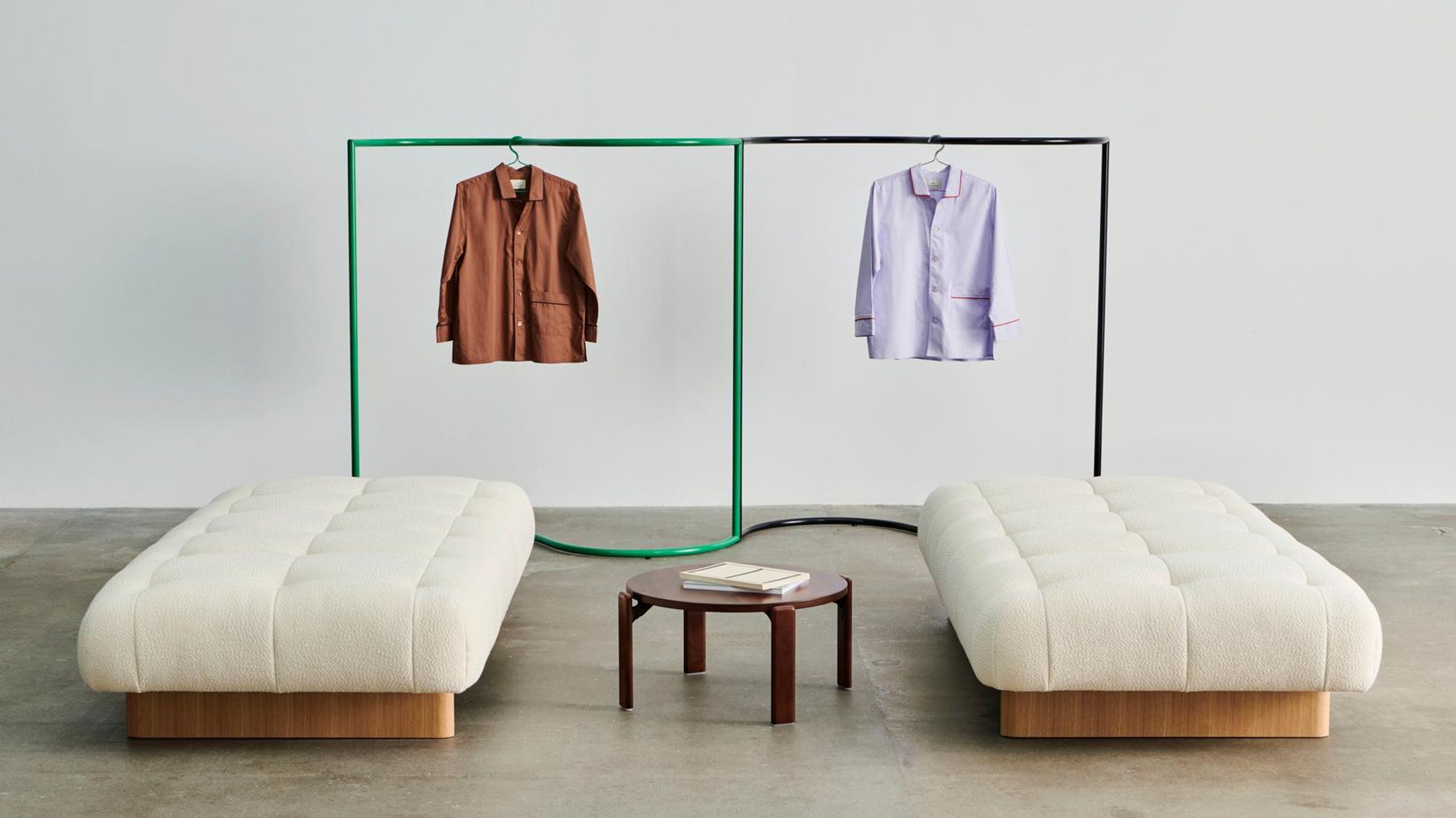 HAY - Daybed - Quilton Lift Daybed - Remix 906 / Black Lacquered Oak