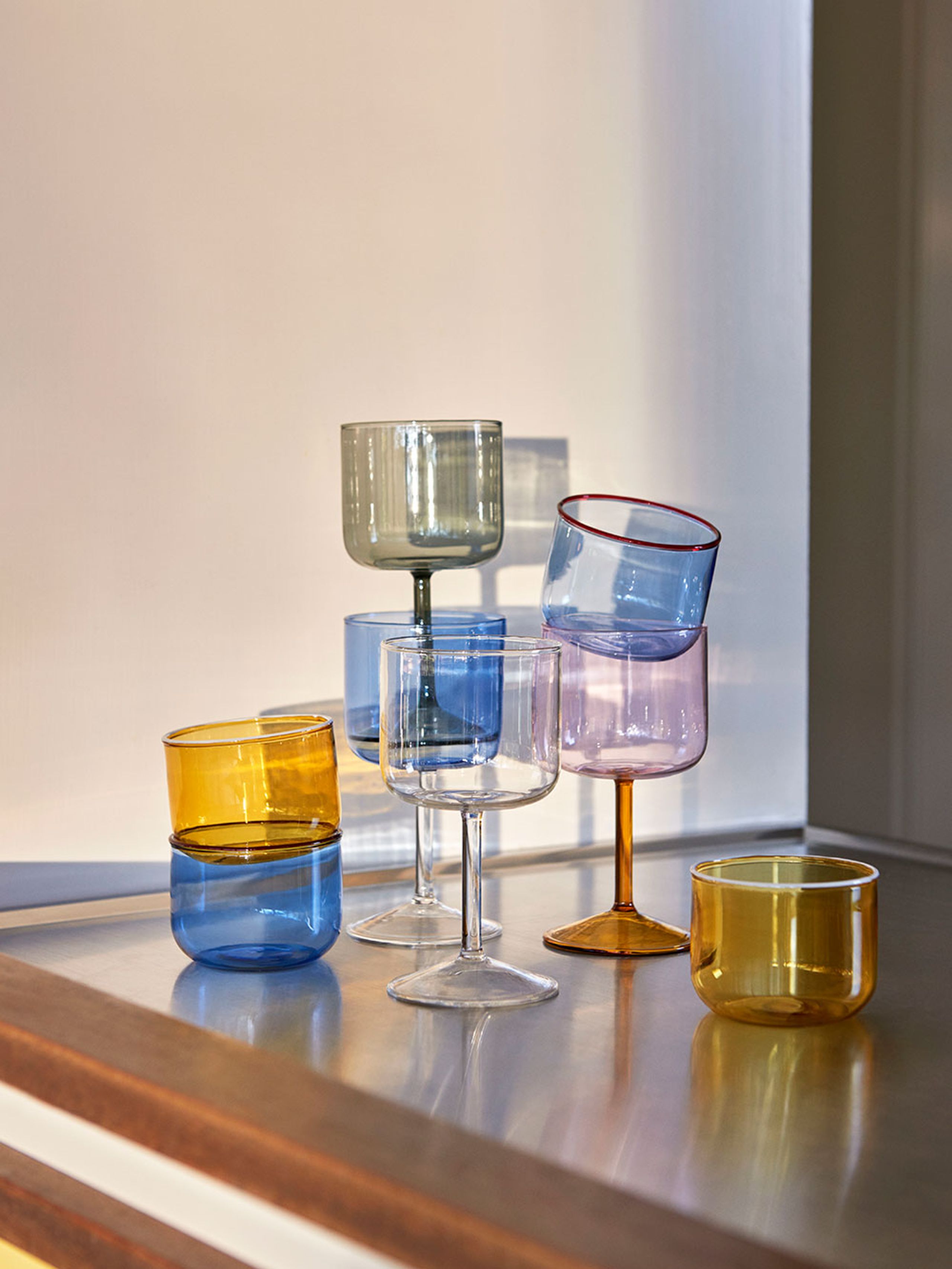 HAY - Glass - Tint - Glass - Light Yellow w. White